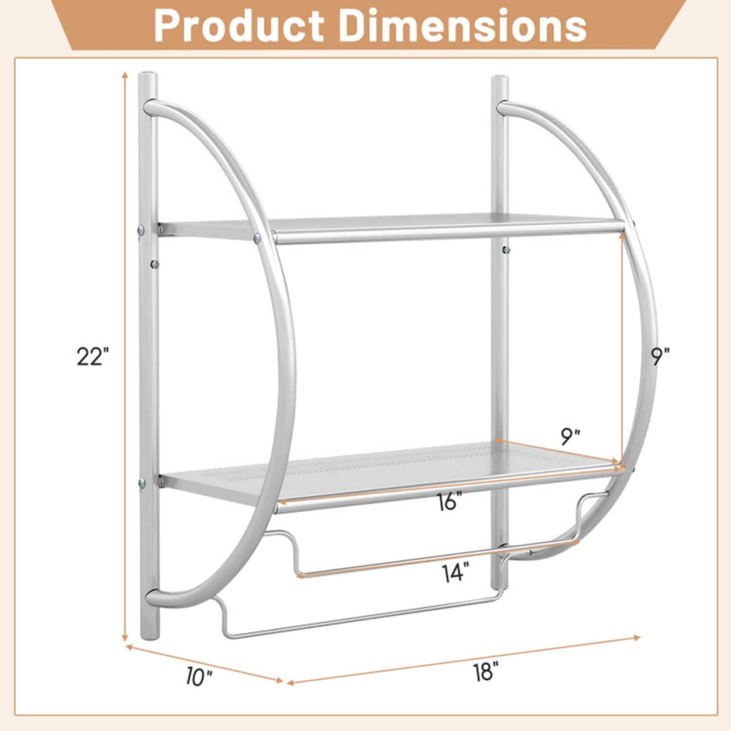 Mondawe MO-HW59244 Organizers-Drying-Racks - View #7