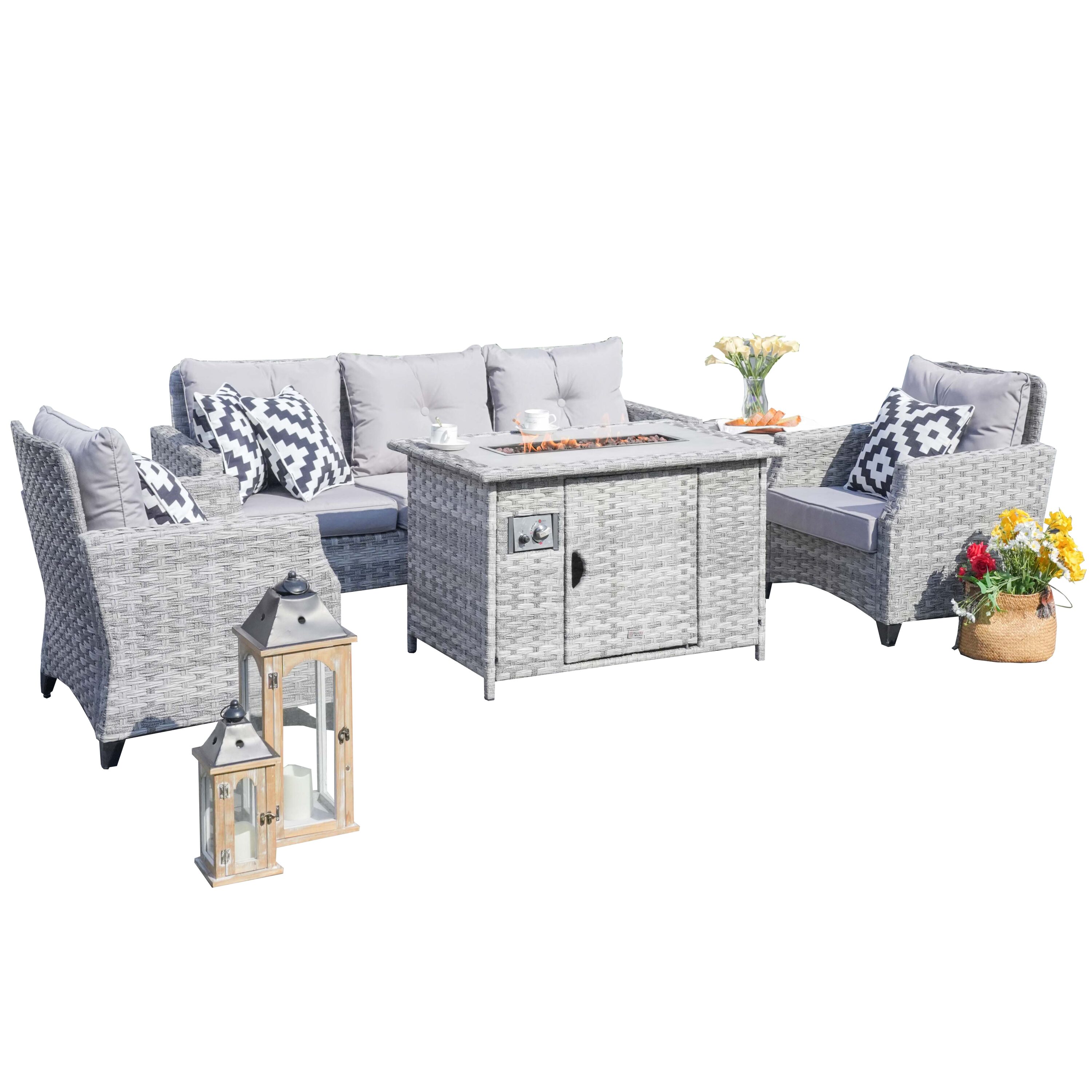 Moda Furnishings MBF-1802 Patio-Conversation-Sets - View #2