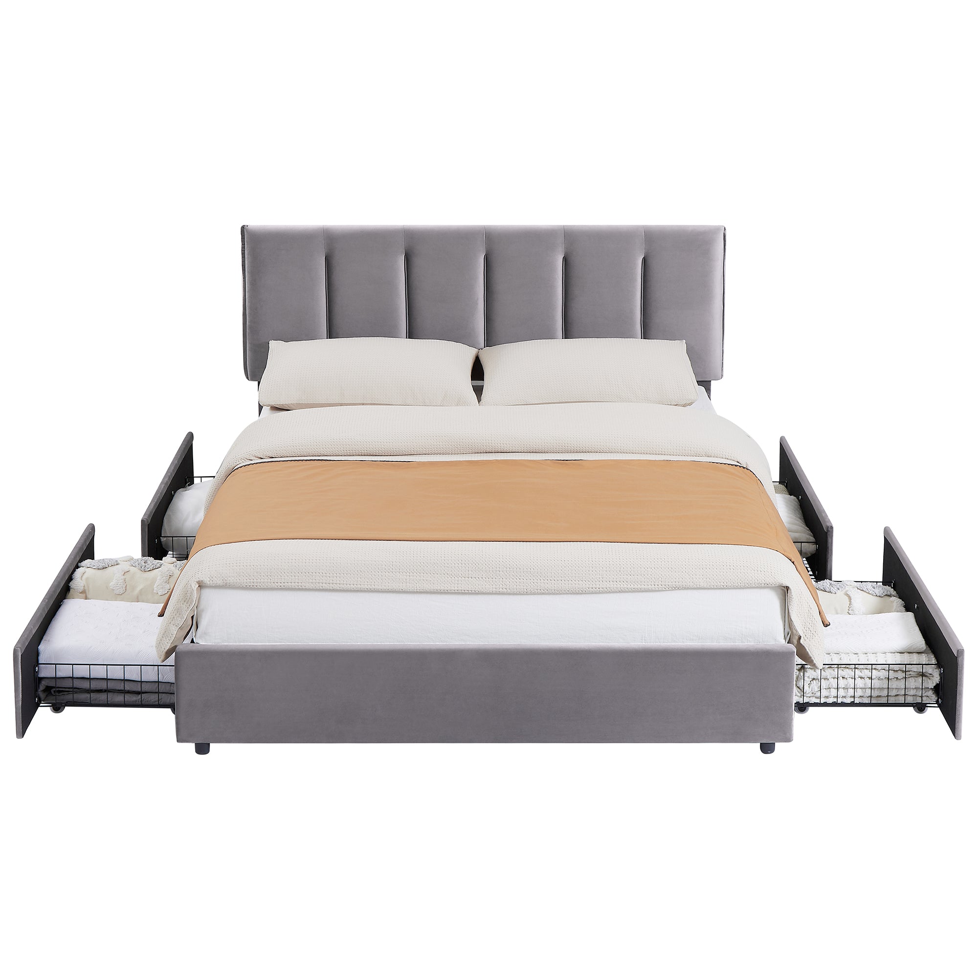 Vecelo LOE-CY-FB04-UP-DGRY beds - View #2