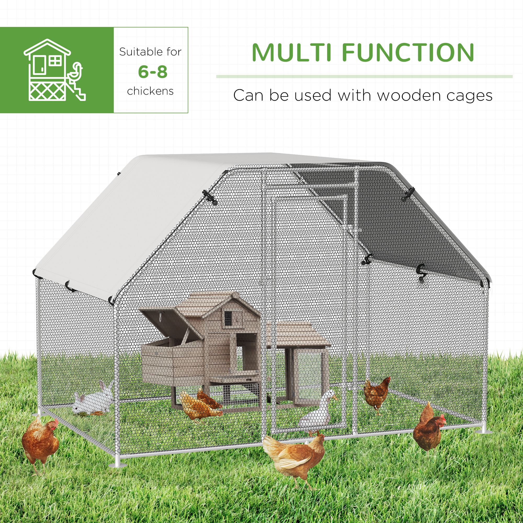 Maocao Hoom JL166431 Chicken-Coops-Rabbit-Hutches - View #6