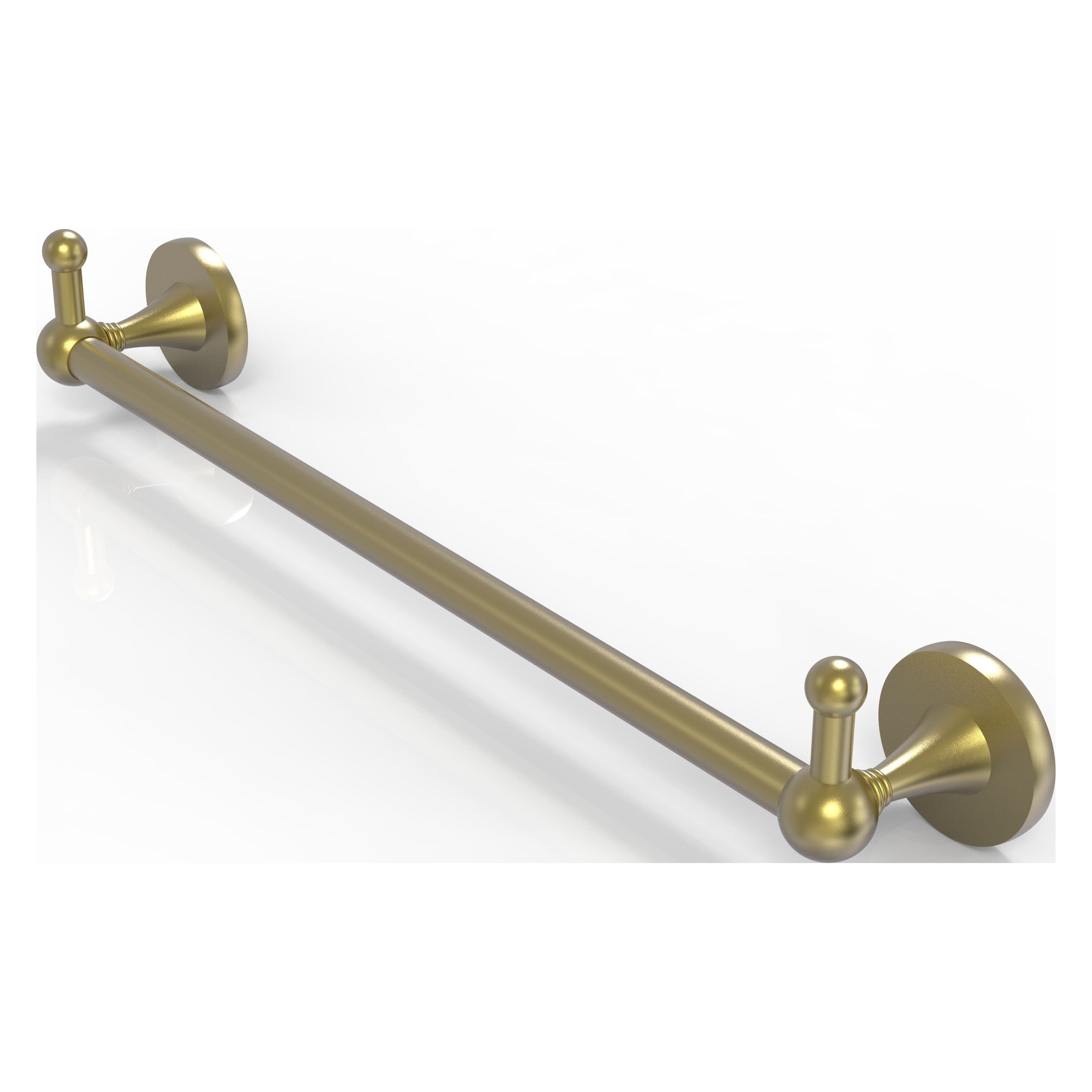 Allied Brass SL-41-36-PEG-SBR Shadwell 36-in Satin Brass Wall mount Single Towel Bar