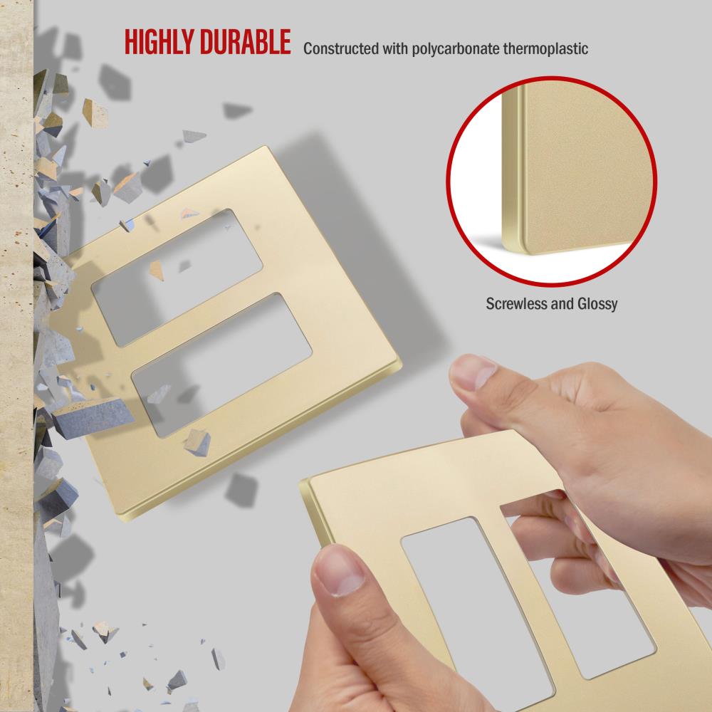 Enerlites SI8832-GD-3PCS Electrical-Wall-Plates - View #3