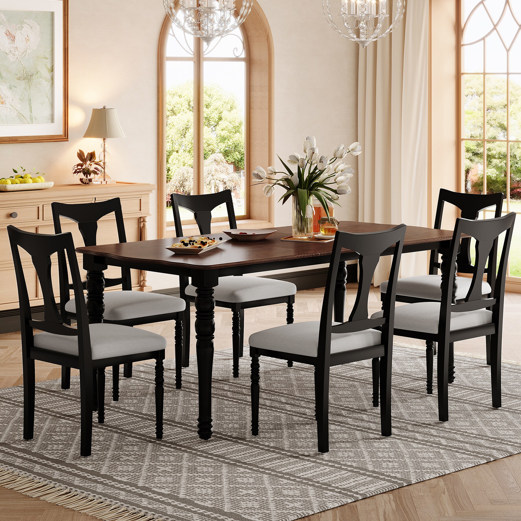 SINOFURN SYA010521GY Dining-Sets - View #2