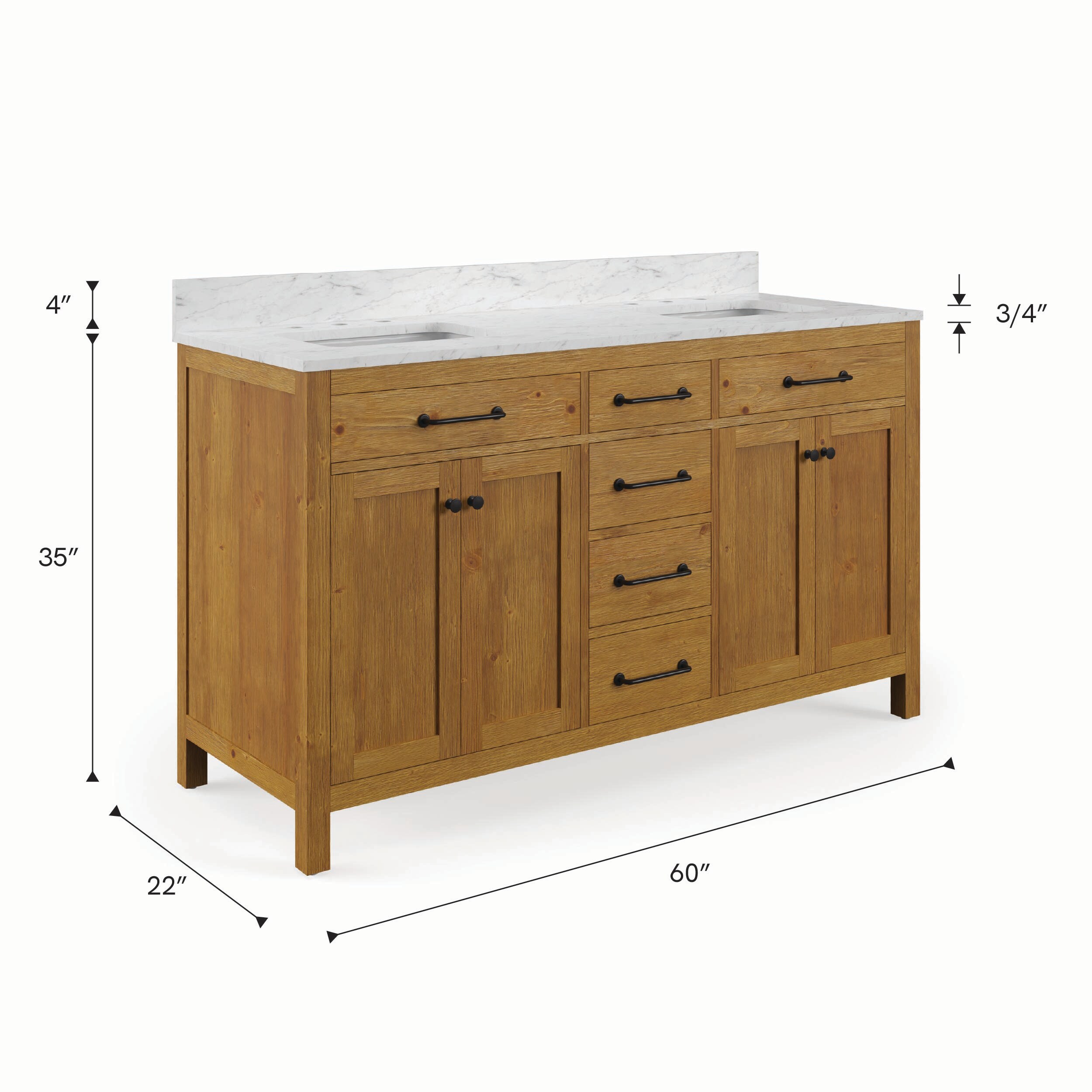 Selette PI60EM07SI-000000000 Bath-Vanity-Combo - View #10