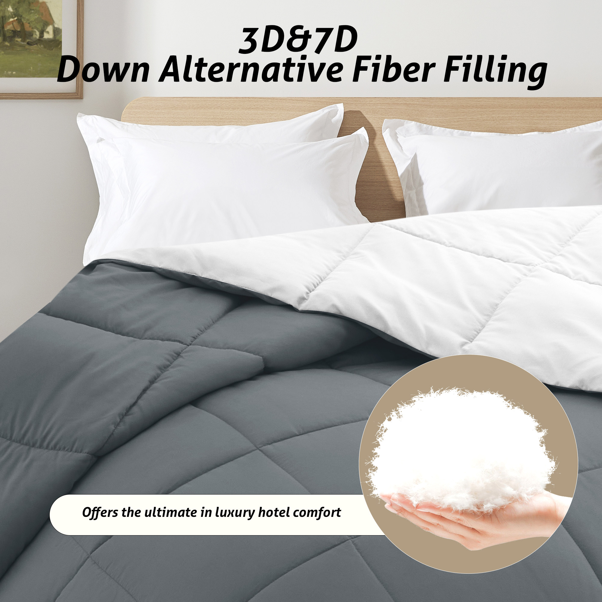 VOUA SAF-165ZSHXB-GYT Comforters-And-Bedspreads - View #5