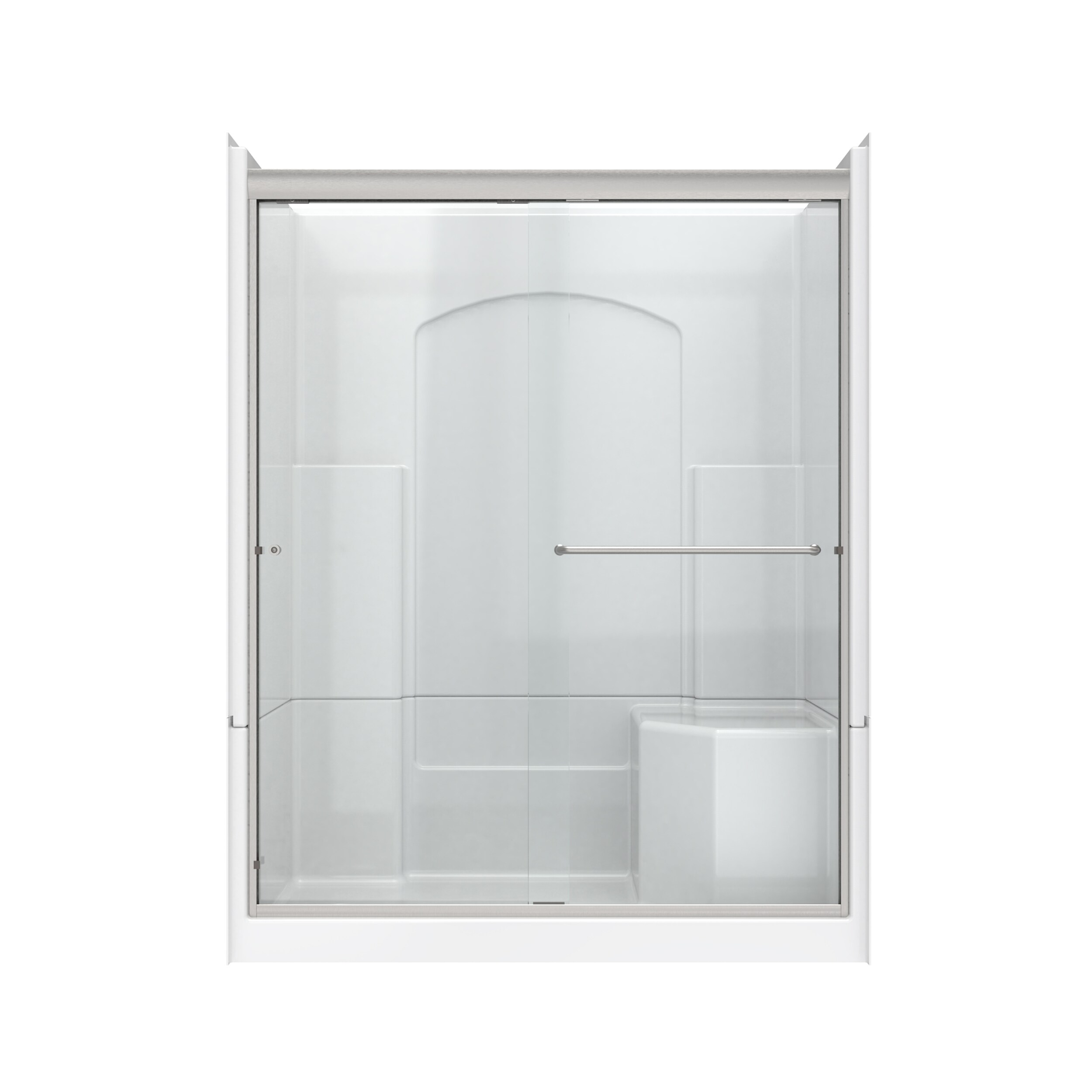 Laurel Mountain L3260SH1S4PRWB3 Alcove-Shower-Kit - View #2