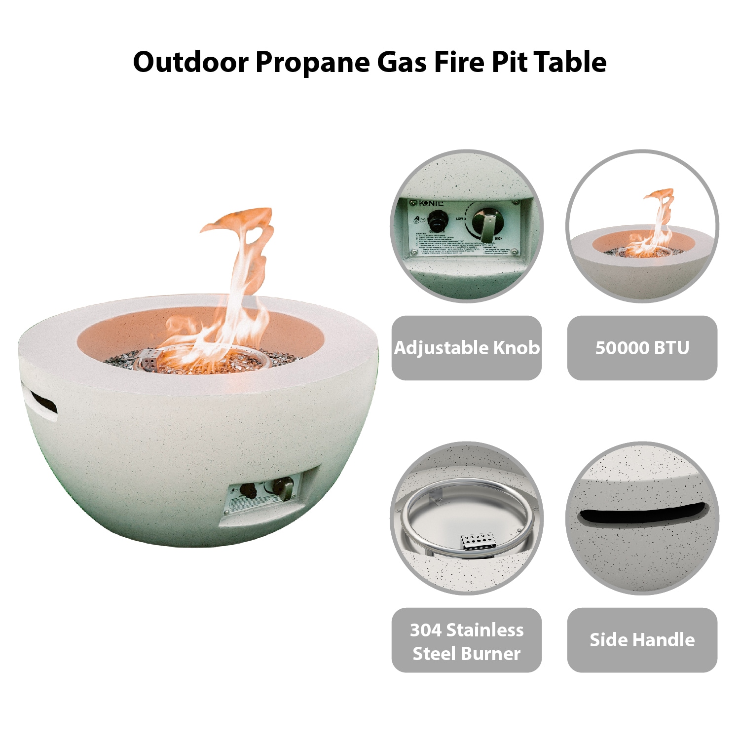 KANTE RMFP-B01-81904 Outdoor-Gas-Firepits - View #7