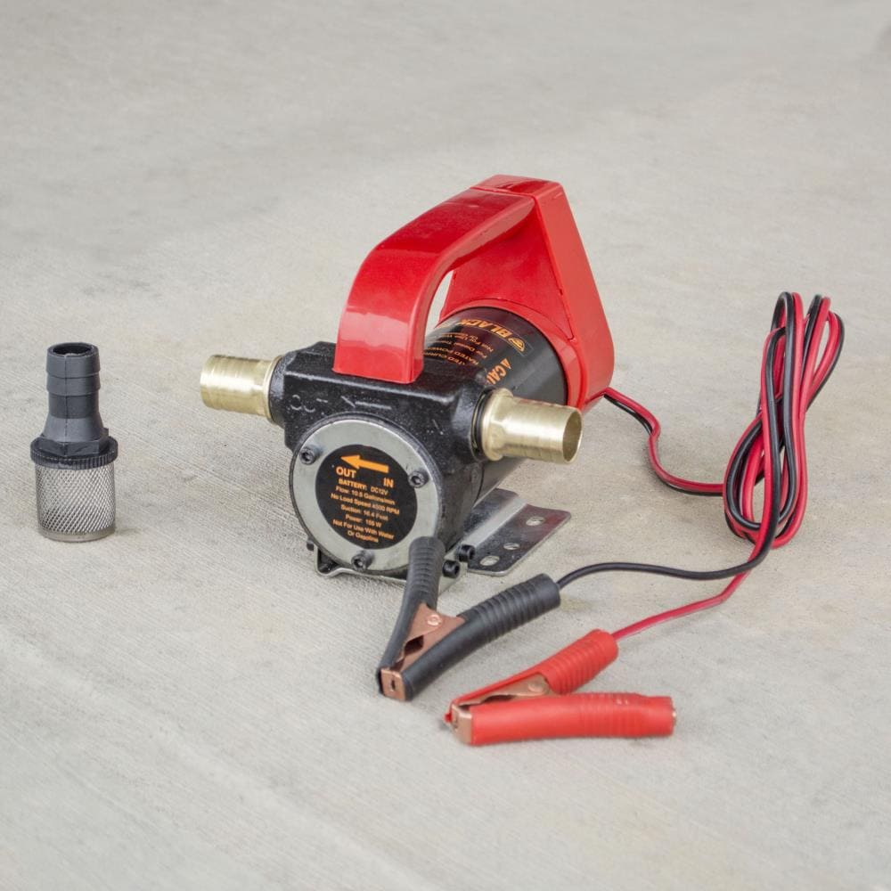 Auto Electric Fuel Transfer Pump 12V DC 155W High Flow Rate for Diesel W/  Meter