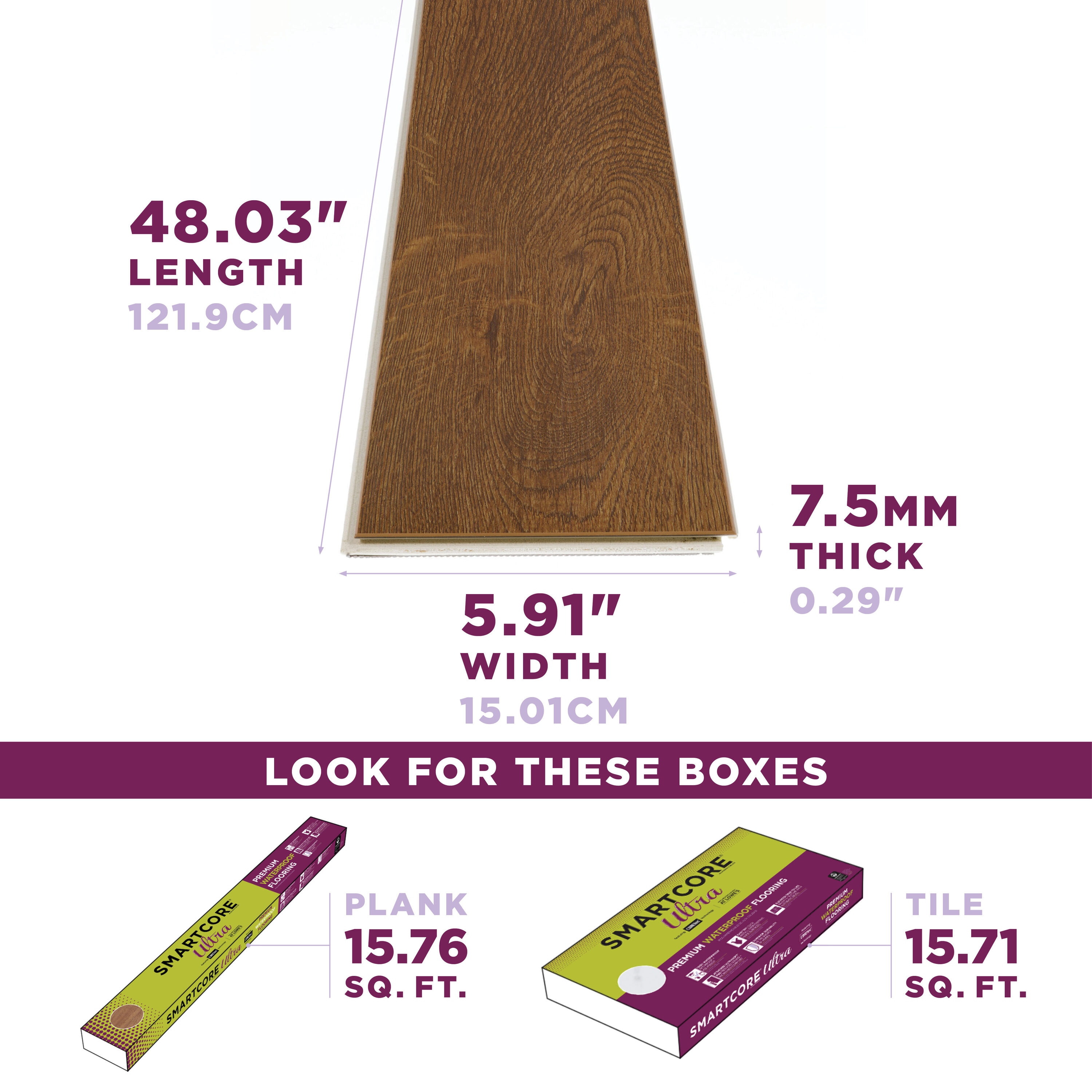 SMARTCORE 50SLVF601 Vinyl-Plank - View #2