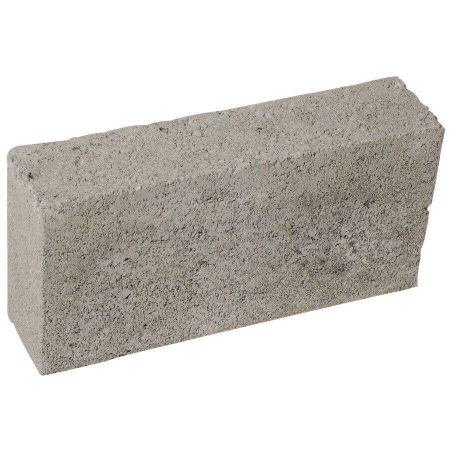 CastleLite LA110.080416.T 8-in W x 4-in H x 16-in L Cored Concrete Block