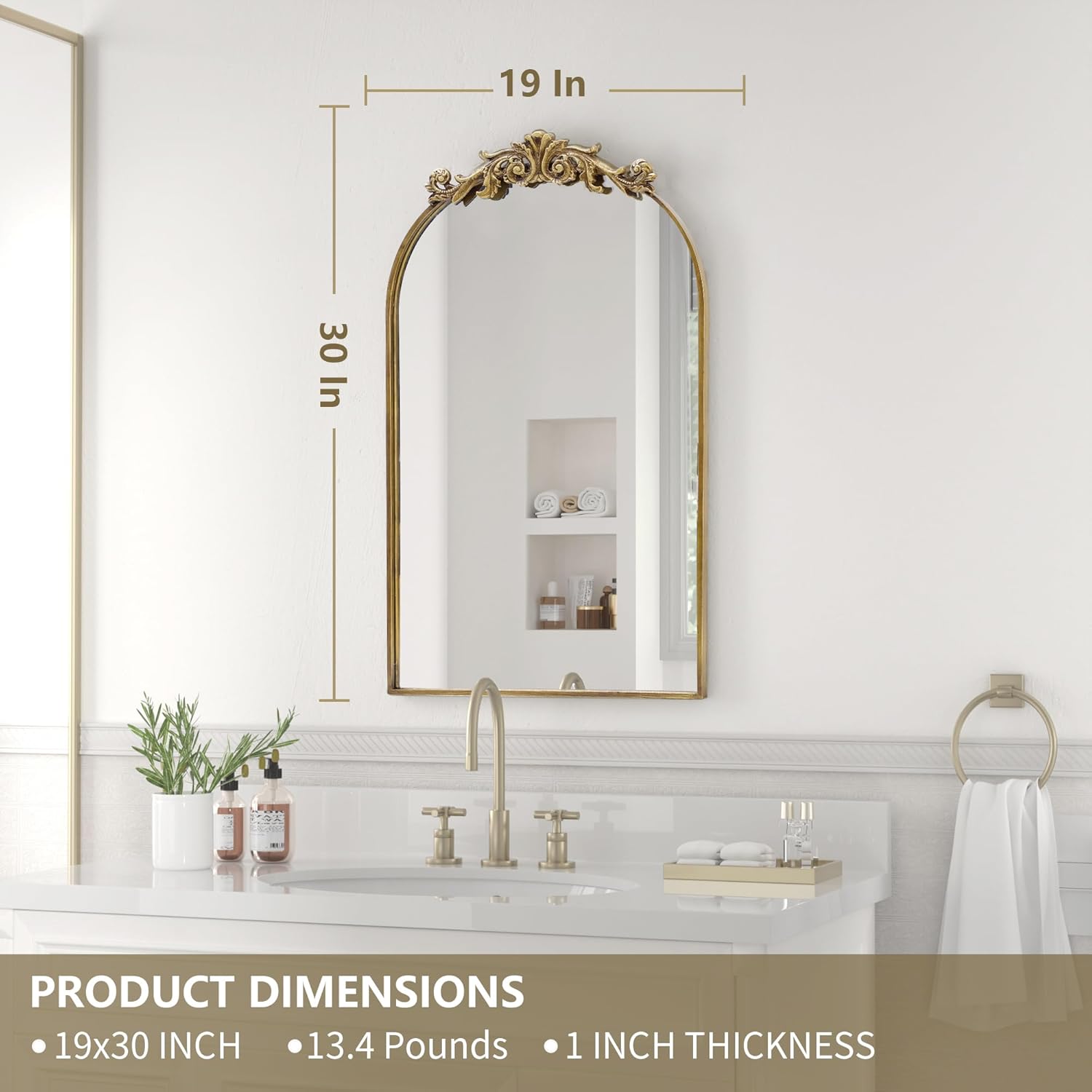 Clavie PH-19301-TAGD Decor-Mirrors - View #2