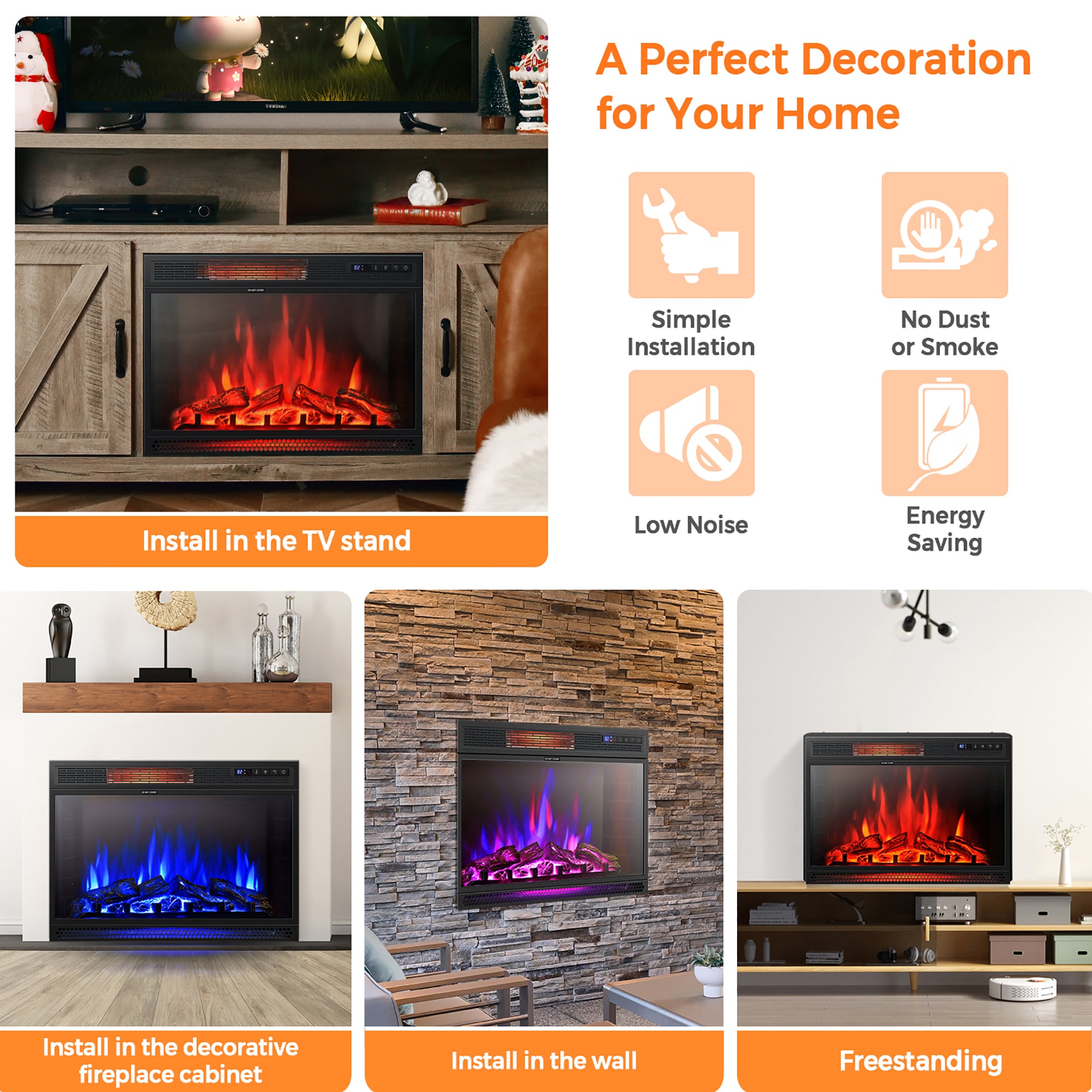 Goplus FP10048US Electric-Fireplaces - View #7
