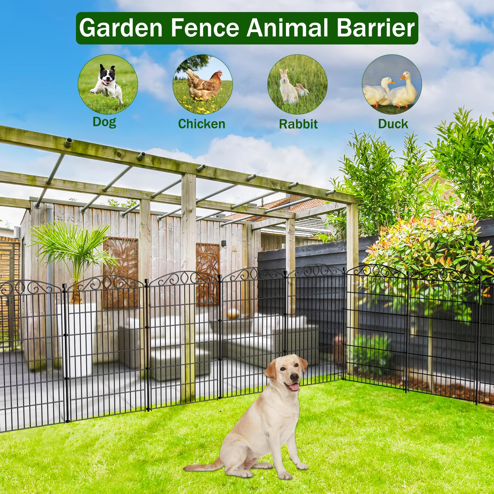 Oyezvary LOZ0710O063 Garden-Utility-Fencing - View #4