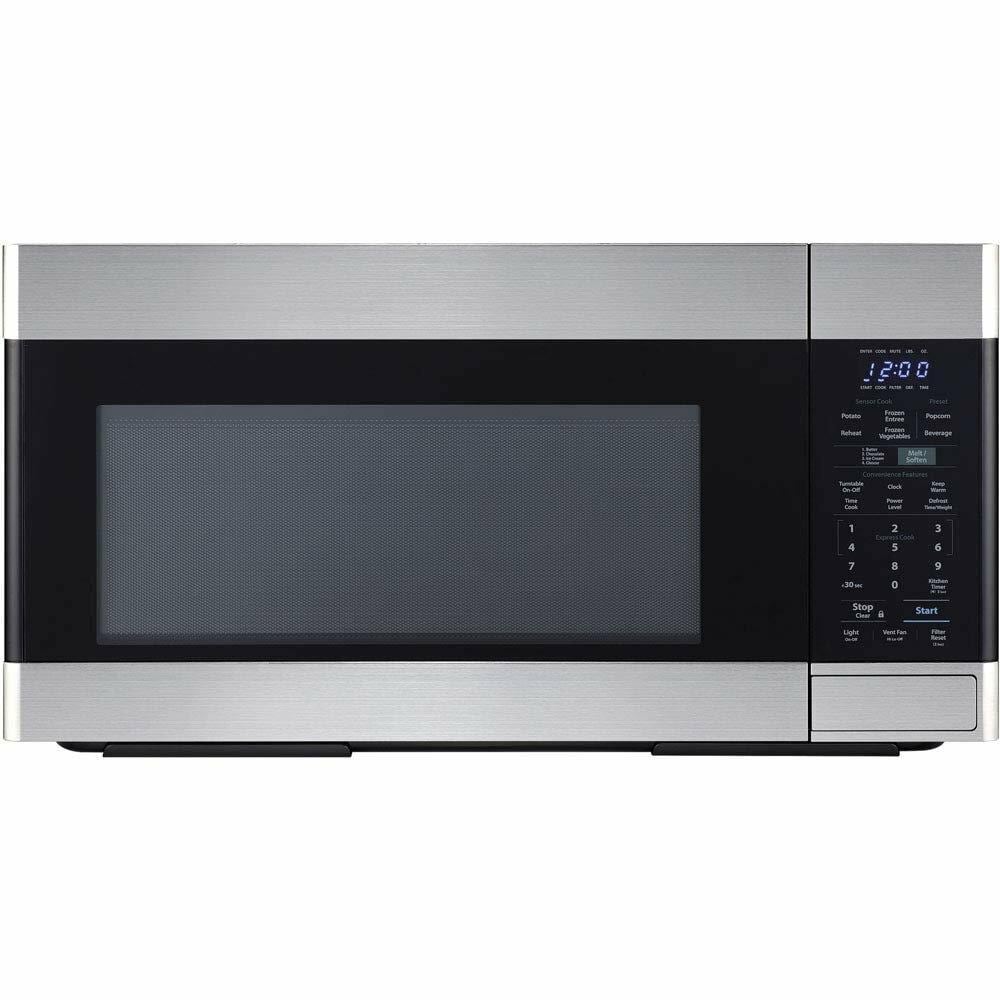 450 CFM in Stainless Steel Capacity 1000 Cooking Watts Sharp SMO1652DS Over the Range Microwave Oven with 1.6 cu ft 