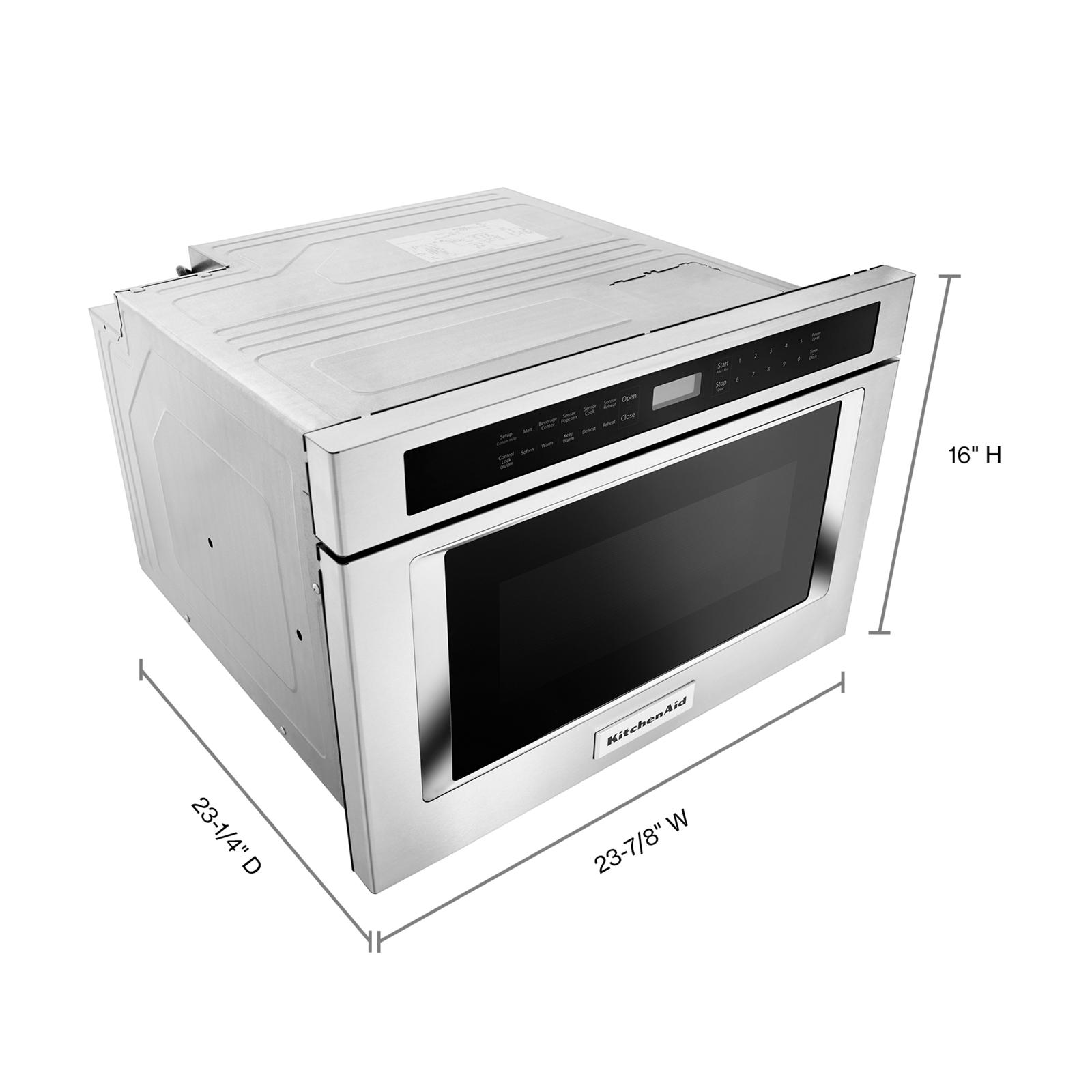 KitchenAid 1.2 cu. ft. Under-Counter Microwave Drawer in Stainless