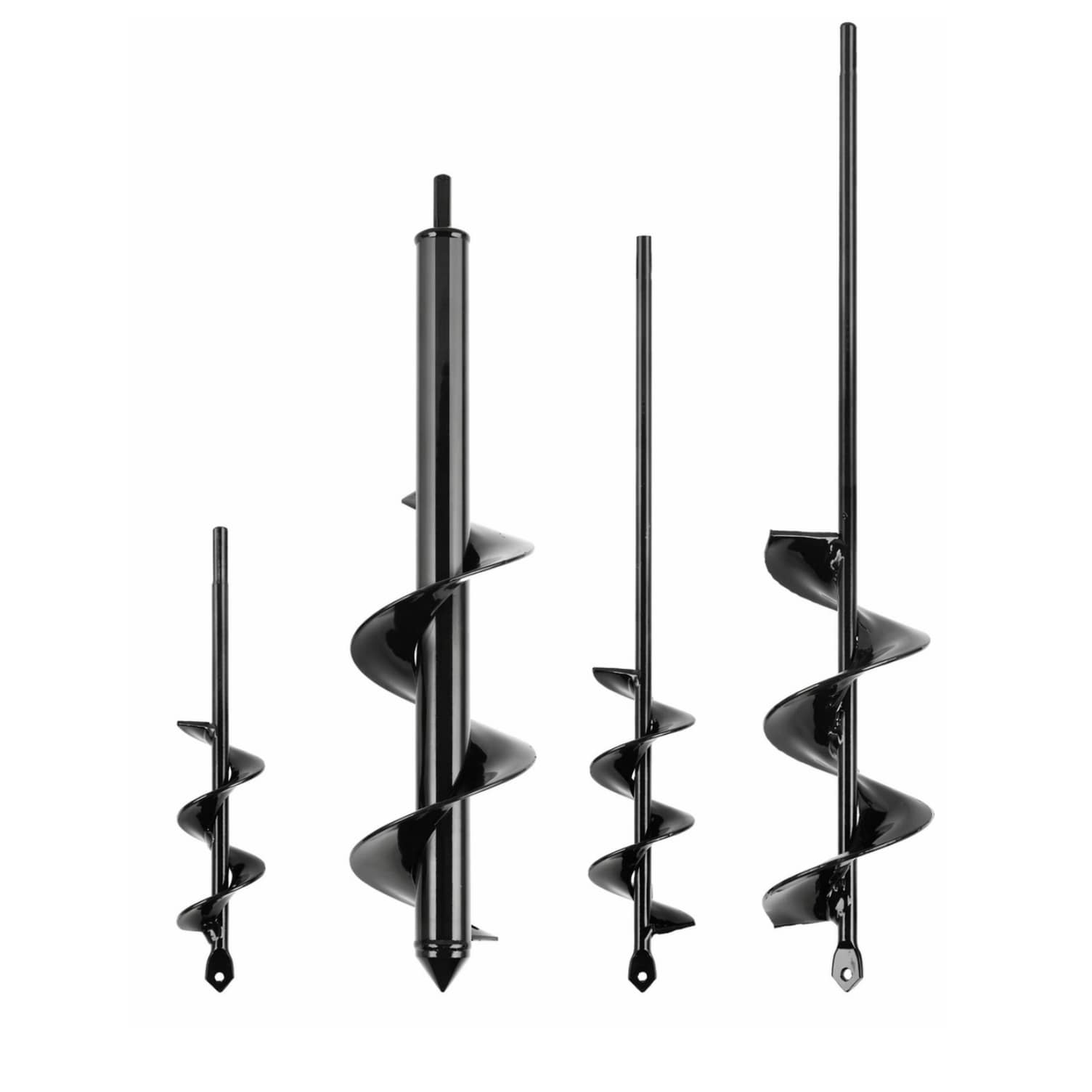 Etokfoks -  Auger Drill Bit for Planting Set of 4 Garden Spiral Drill Bits Bulb Planter Tool for ...