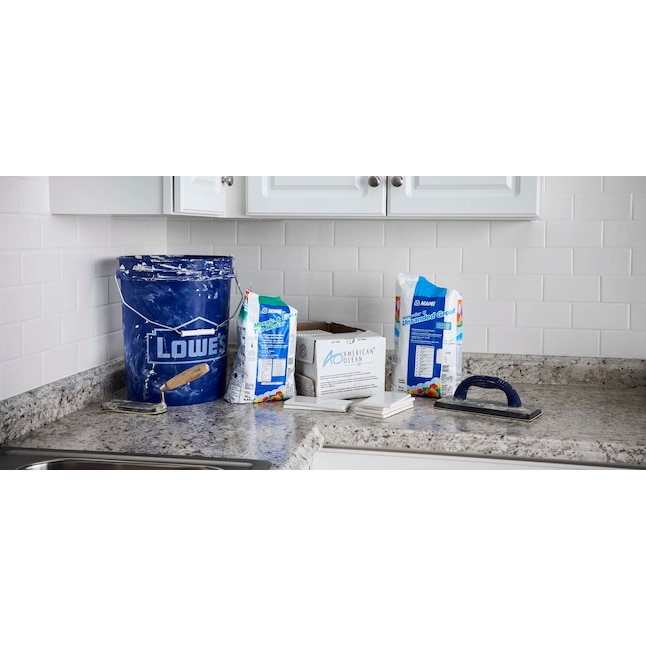 Mapei Mosaic And Glass Tile 10 Lb White, How To Mix Thinset For Mosaic Tile
