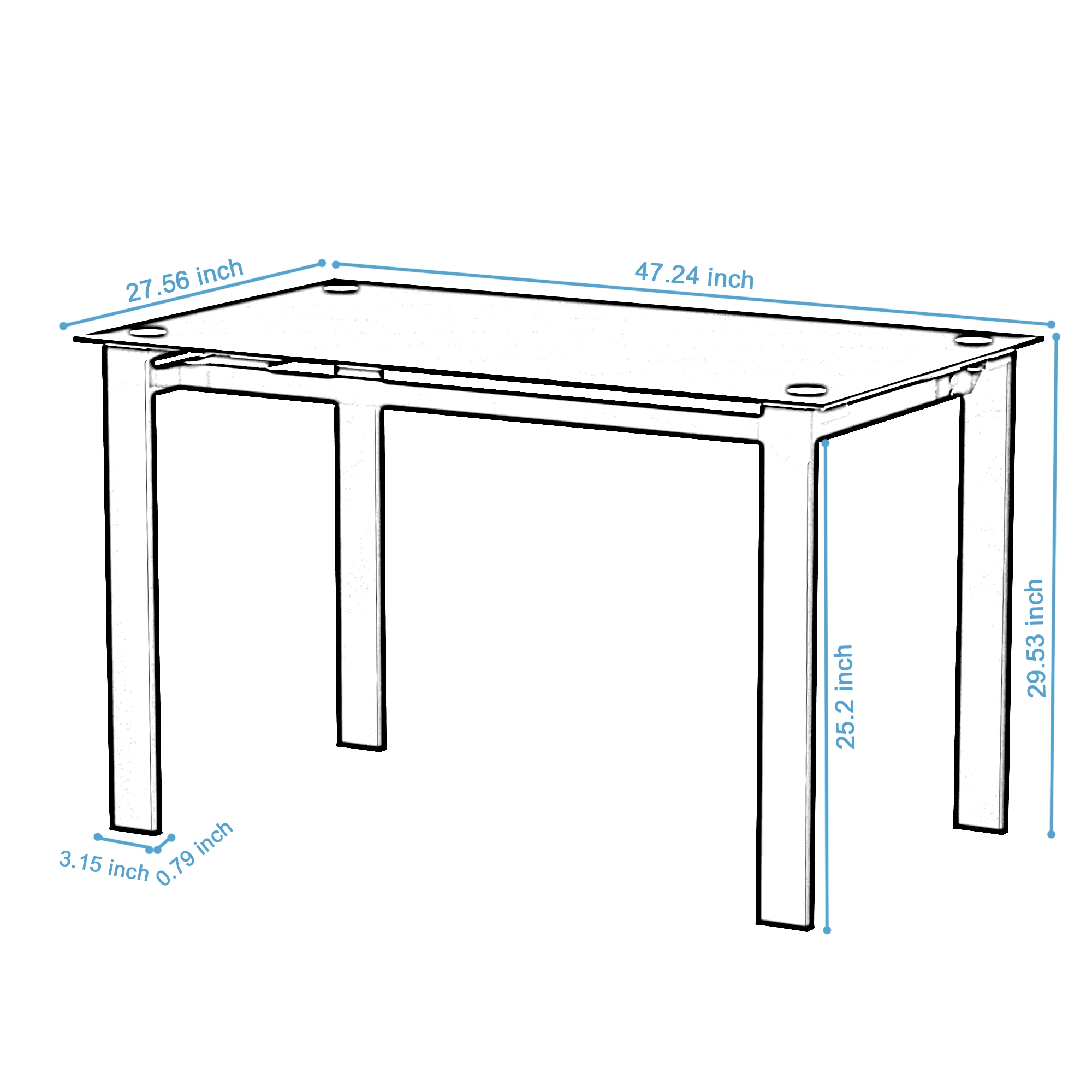 CESICIA W225-OPS-182 Patio-Tables - View #4