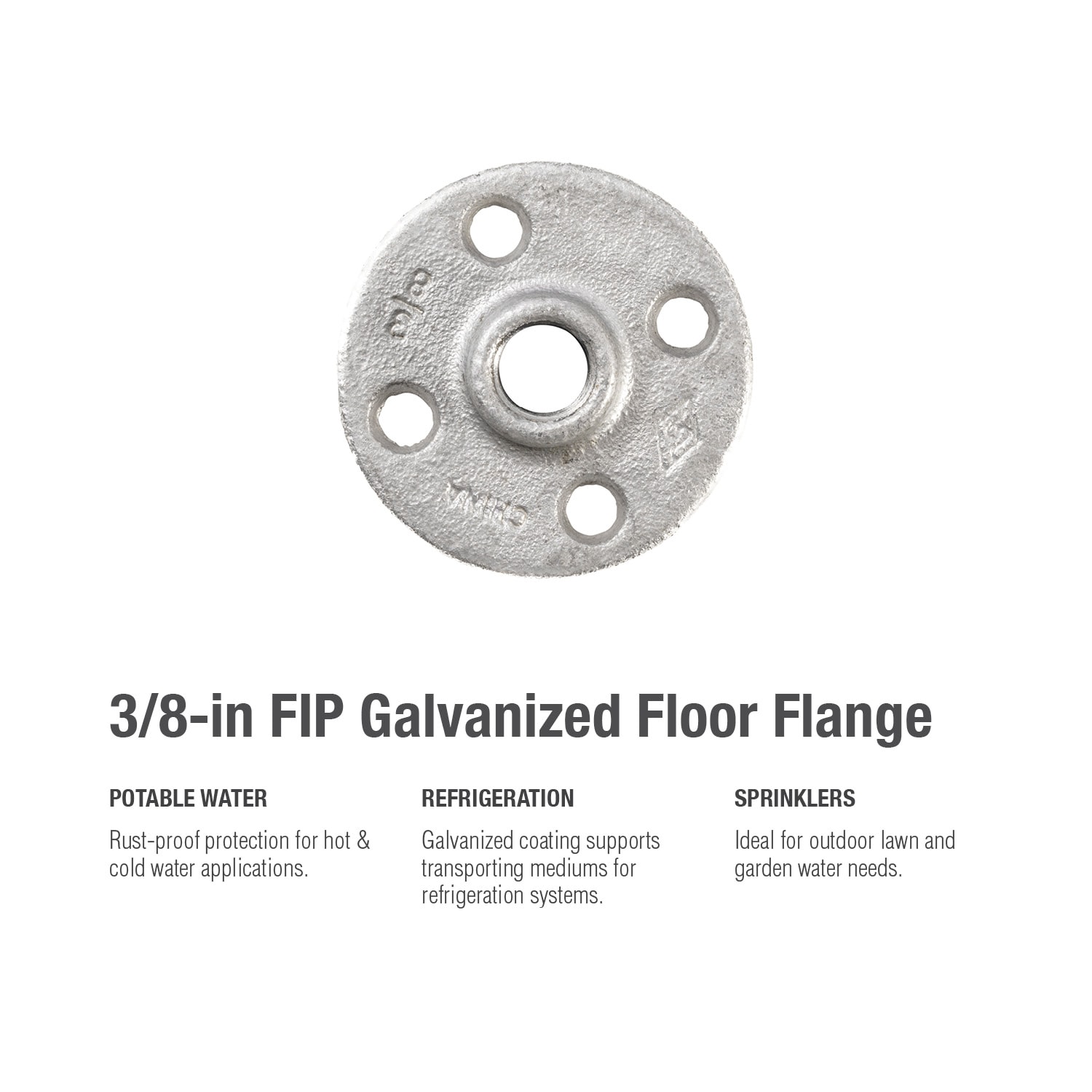 RELIABILT 61002 Galvanized-Fittings - View #5