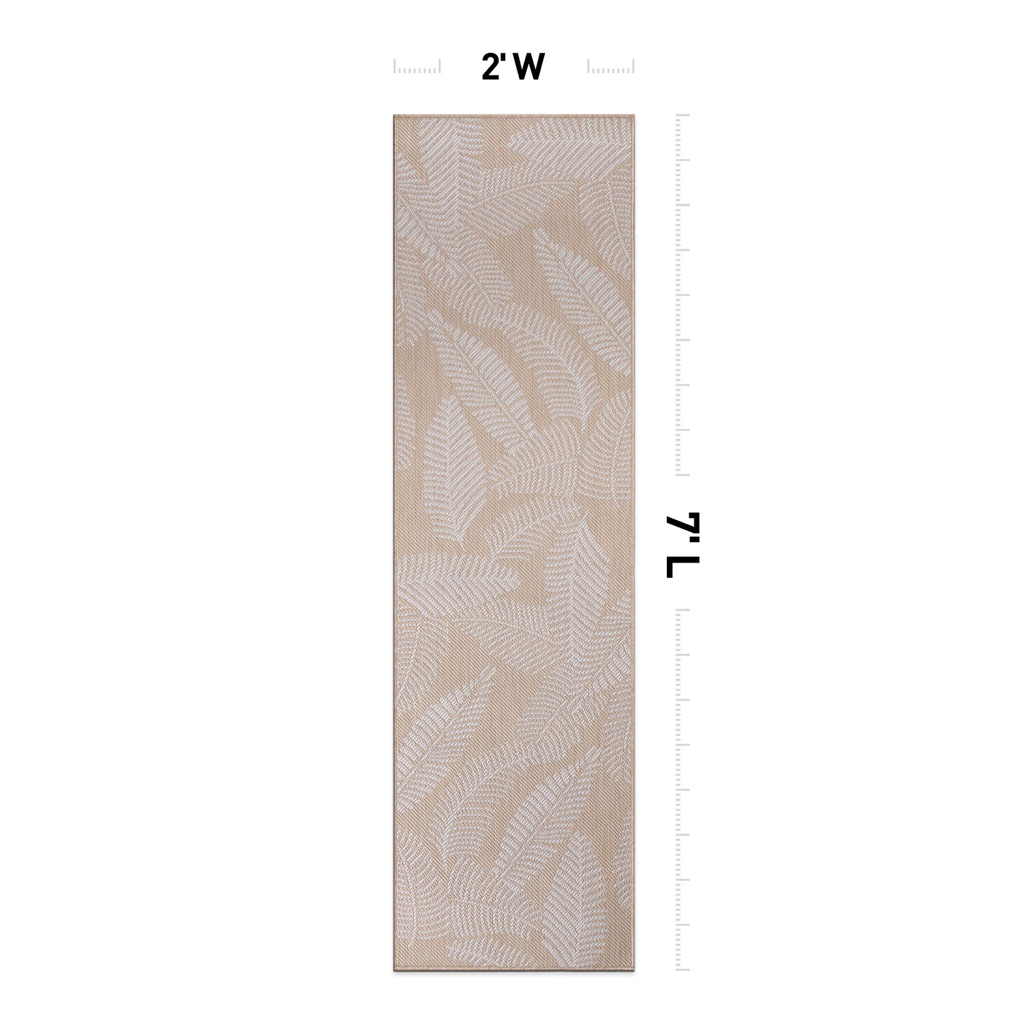 World Rug Gallery 114NATURAL2X7 rugs - View #3