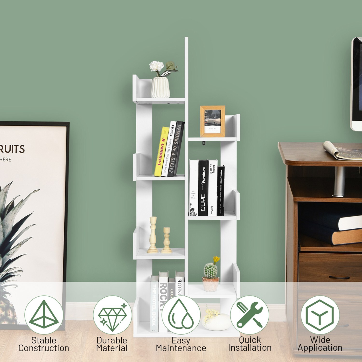 Costway CSHY003534 bookcases - View #5