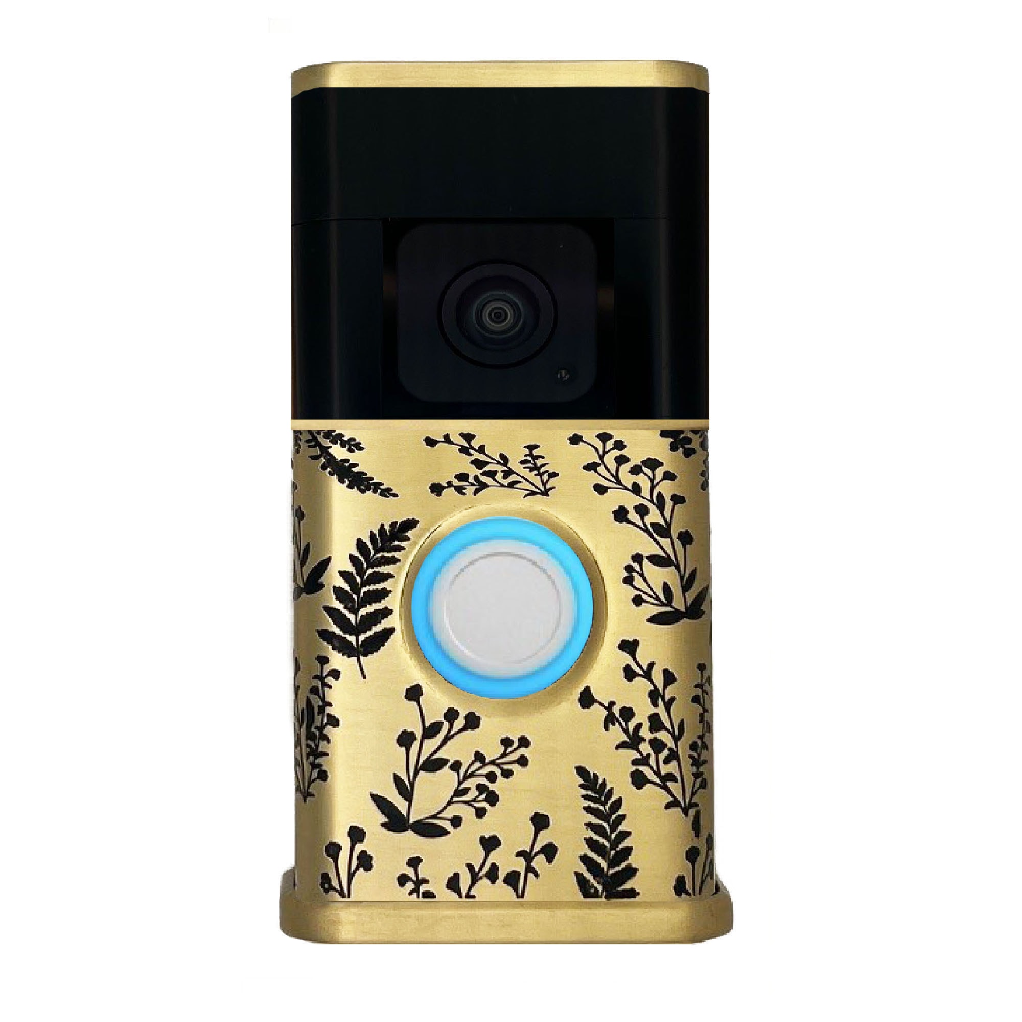 Michael Healy Video Doorbell Decorative Covers (R3 Collection) Yellow Doorbell skin #MHVR30101