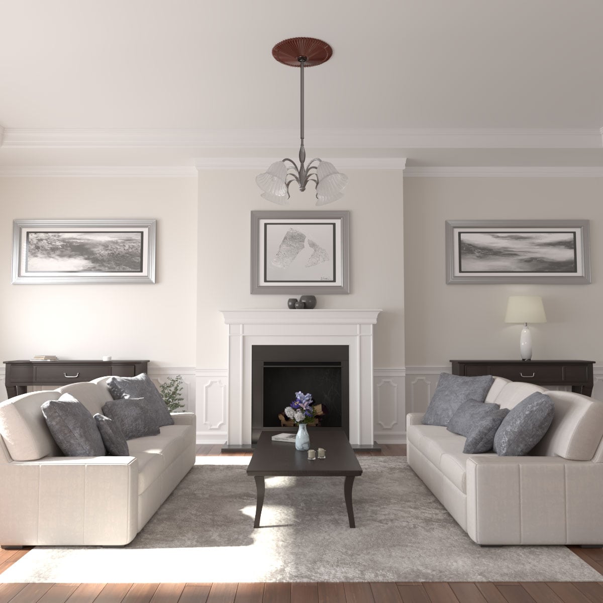 Ekena Millwork CM24SHBMF Ceiling-Medallions - View #4