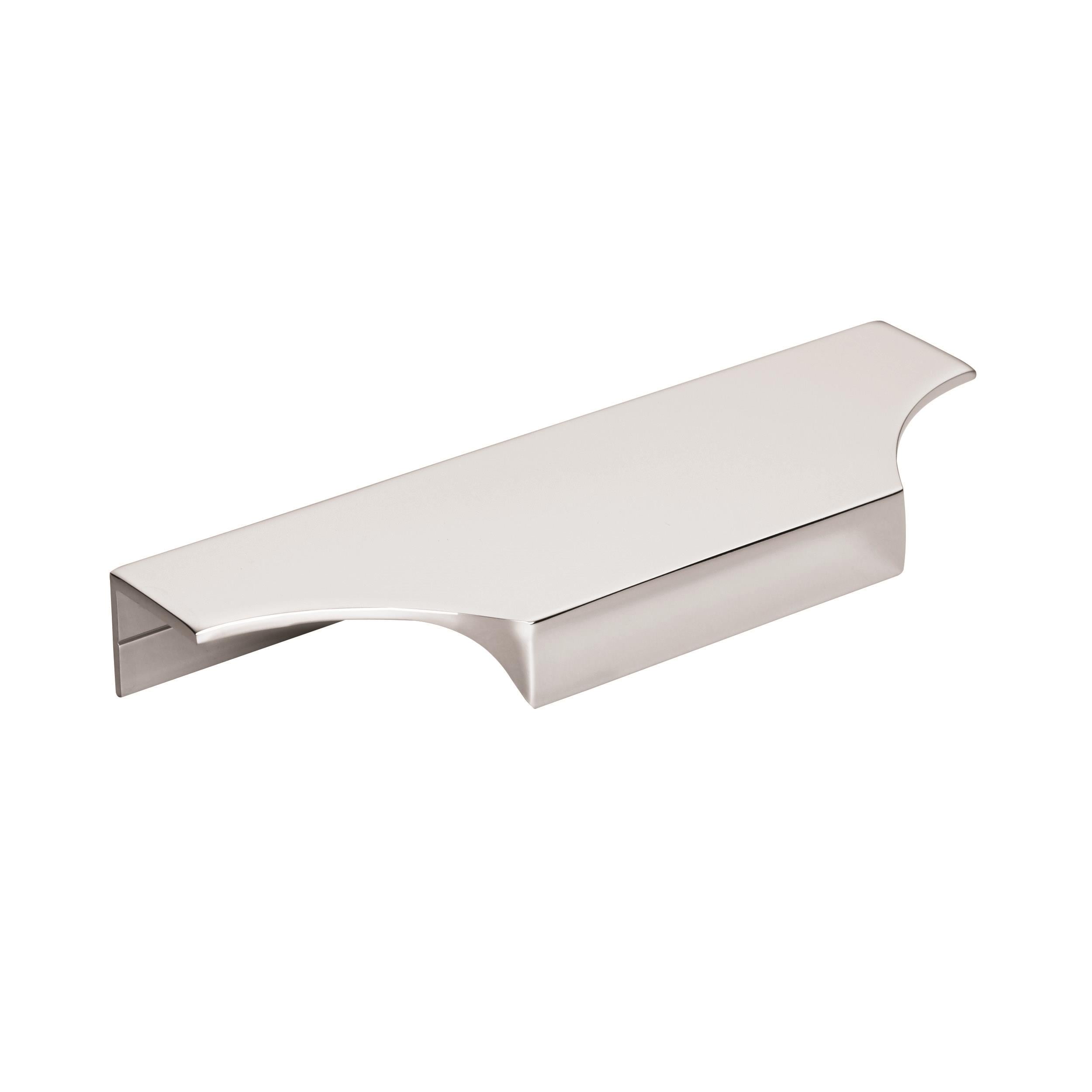 Amerock BP3675126 Extent 4-9/16-in , 116mm Center to Center Polished Chrome Rectangular Edge