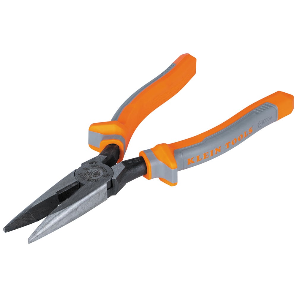 Klein Tools 71980 Telephone Work Pliers, Needle-Nose Side-Cutters