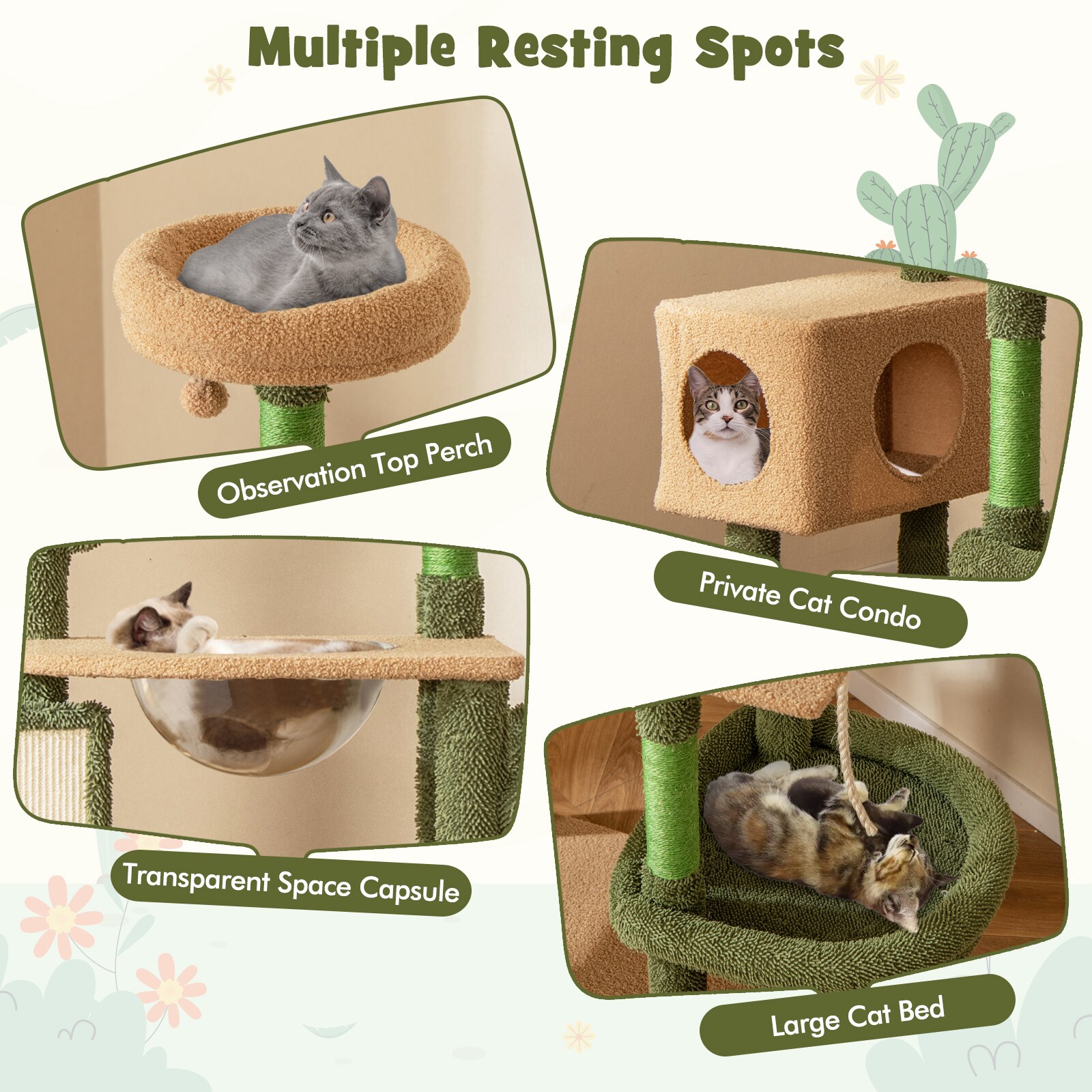 BABOOM BMMP-10201GN-PV Cat-Trees - View #6