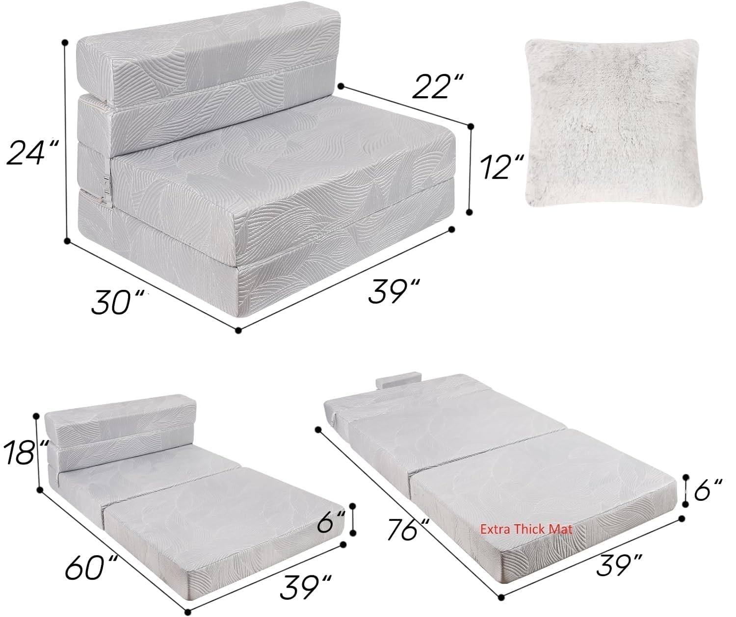 Modern Muse UP-ZD-SF futons - View #2