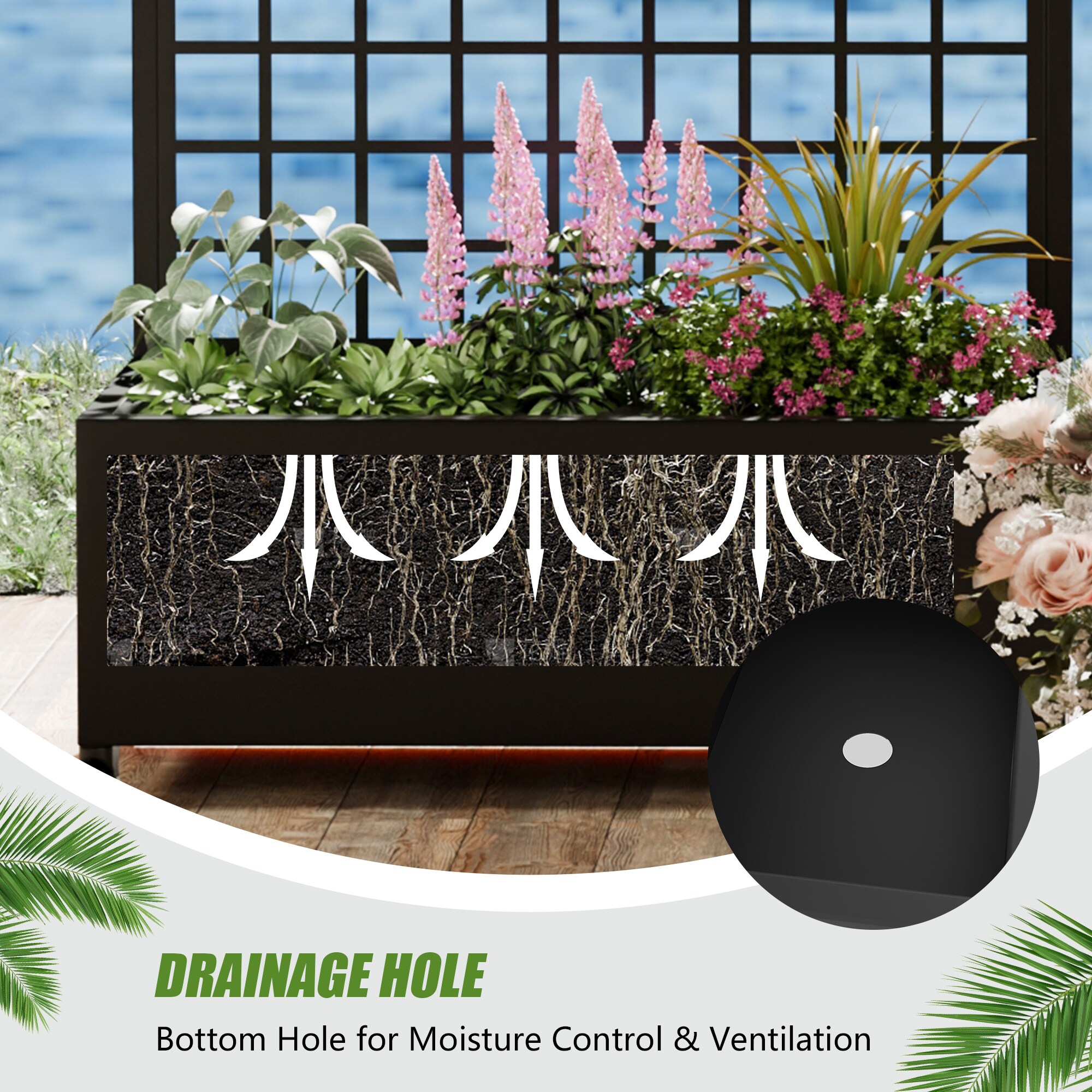 Misty Moon LW0409-RPB-ZZX173 Raised-Planter-Boxes - View #8
