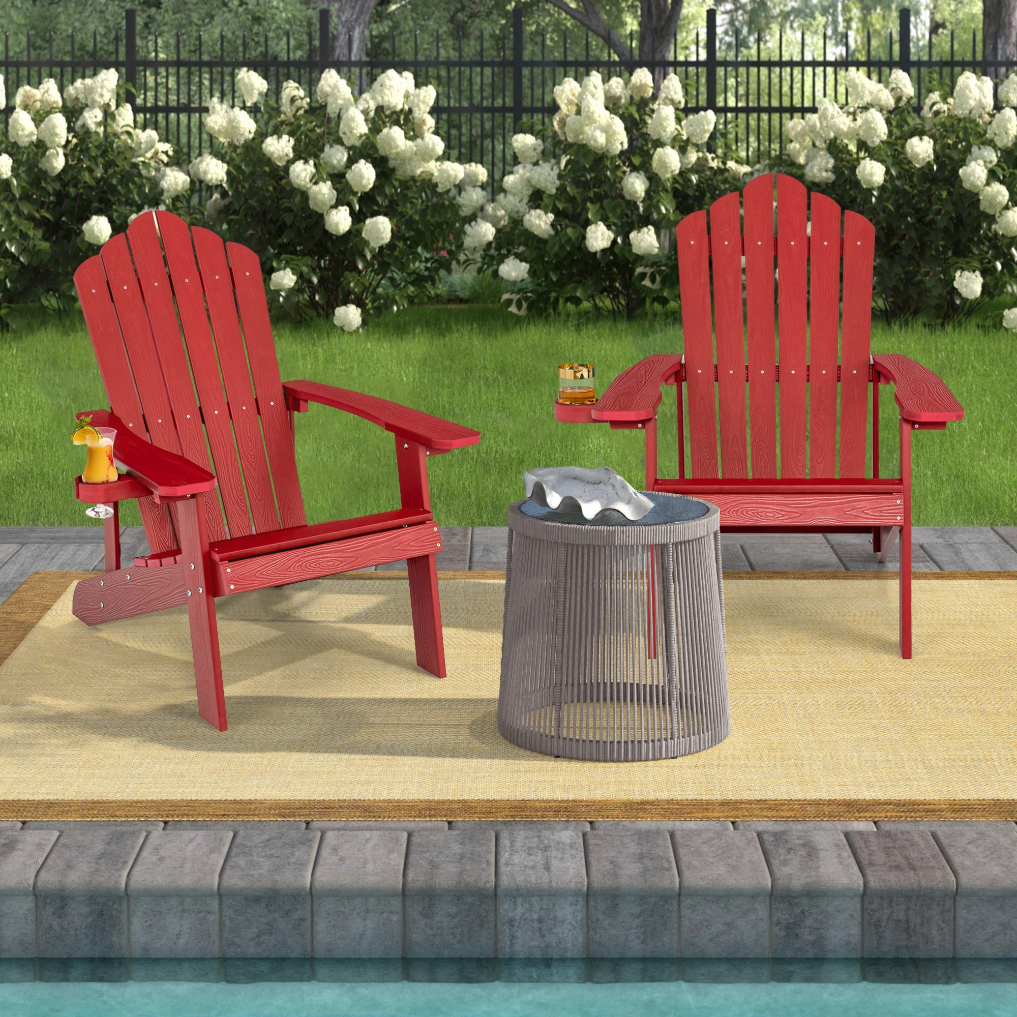 WELLFOR TDJ10983RE Patio-Chairs - View #8
