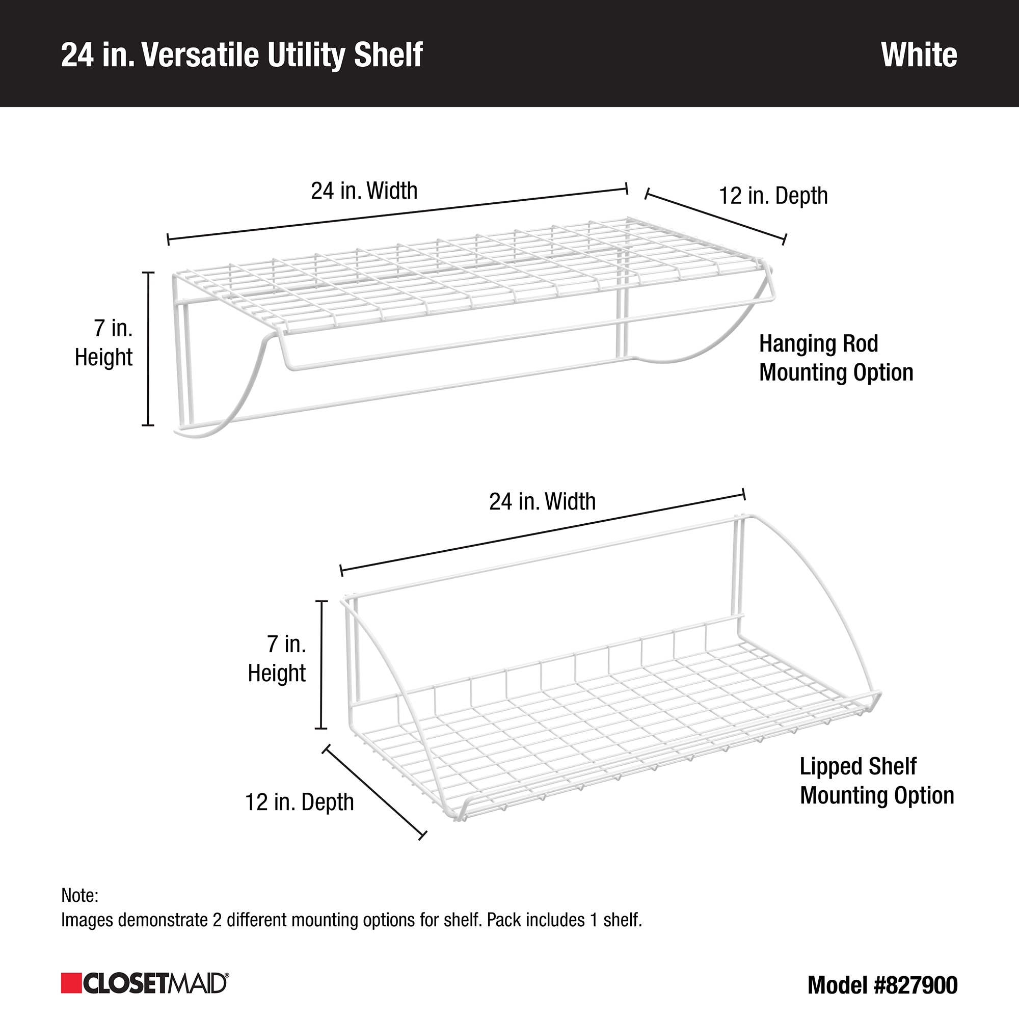 ClosetMaid 8279 Wire-Shelves - View #4
