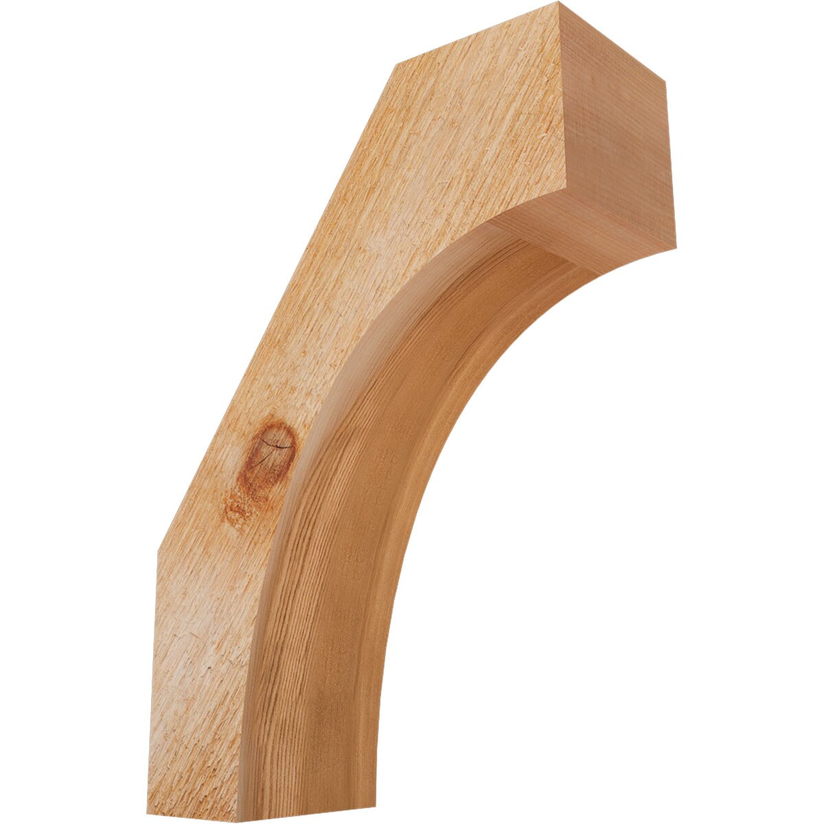 Ekena Millwork BRC04X10X14WTL00RWR 4-in x 10-in x 14-in Western Red Cedar Unfinished Wood Westlake Tough Sawn Knee Brace
