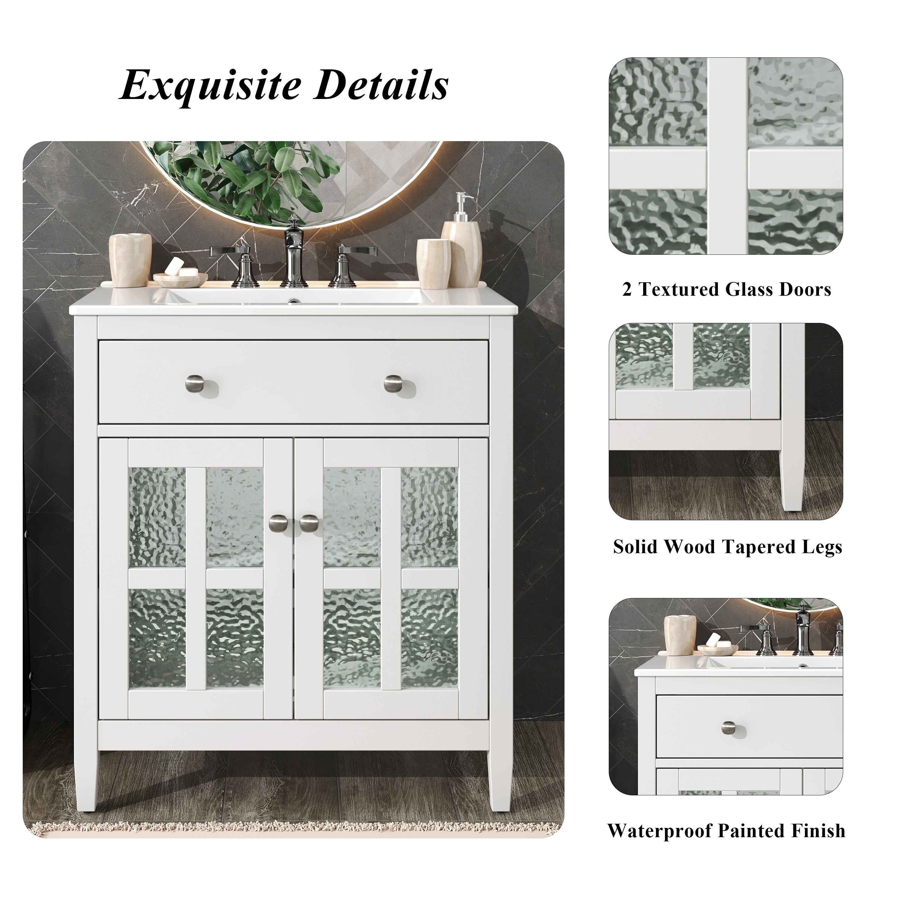 Forclover CNE-P286250W Bath-Vanity-Combo - View #7