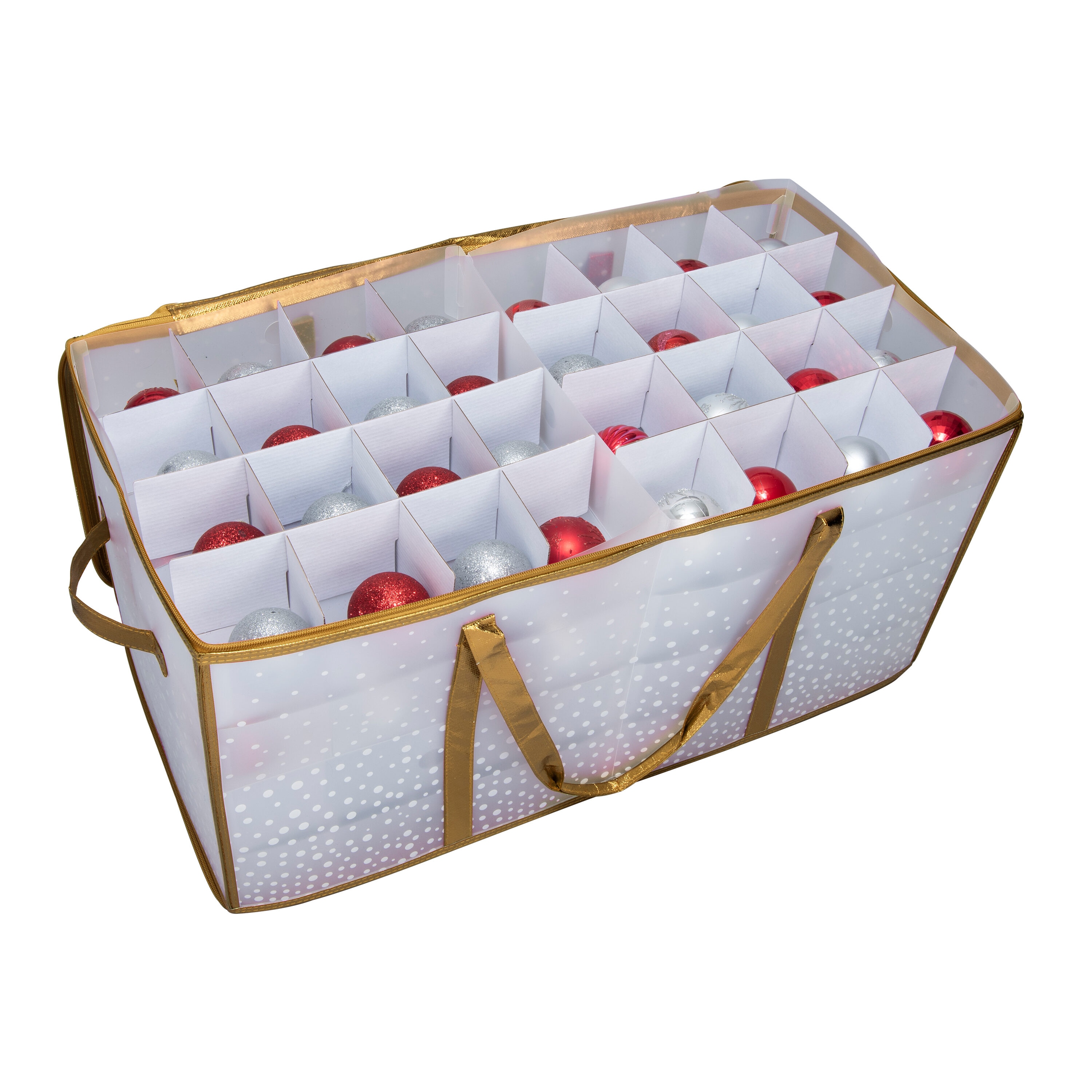 The Popular Zober Two-in-One Christmas Ornament Storage Box Is