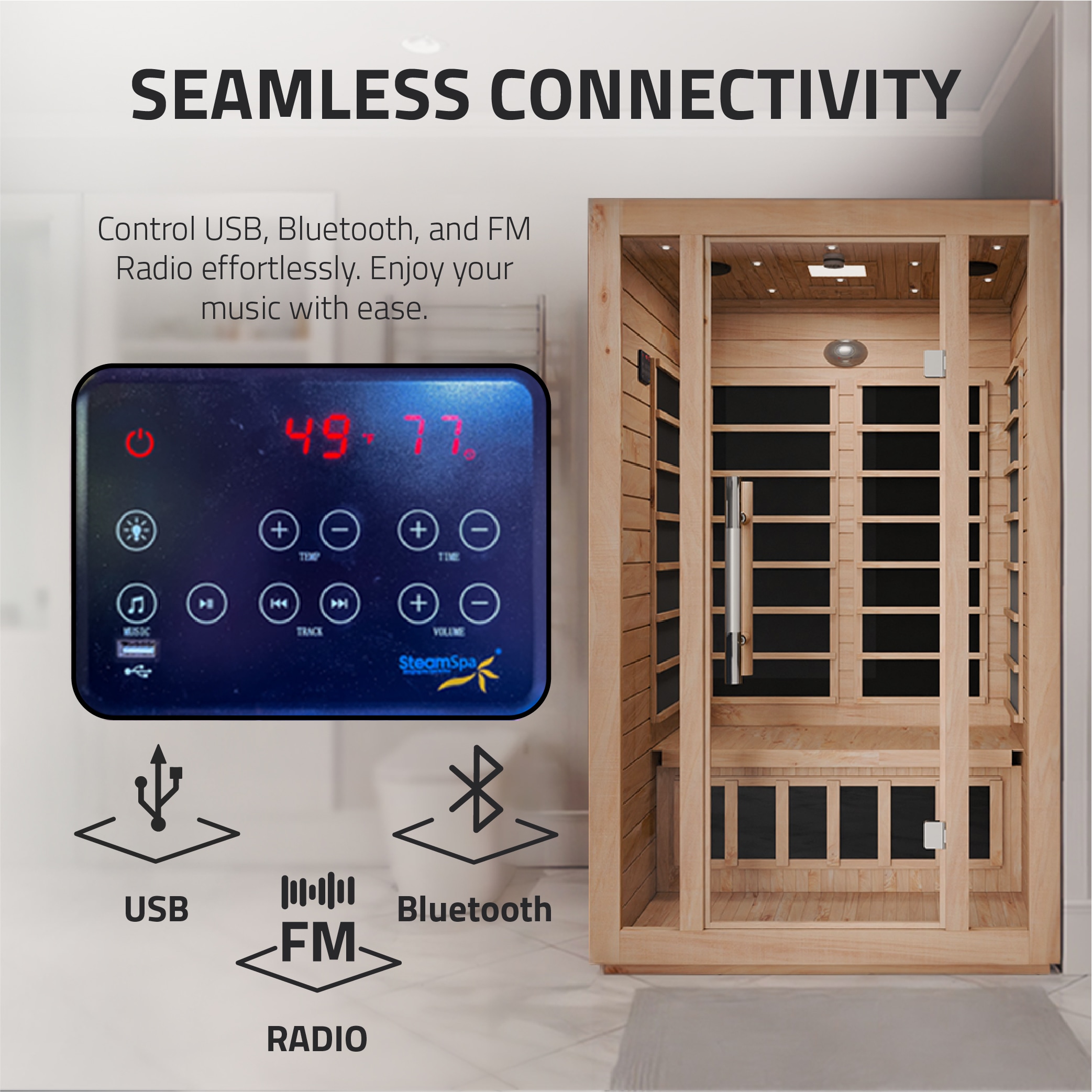 SteamSpa SC-SS0008-2P Indoor-Saunas - View #4