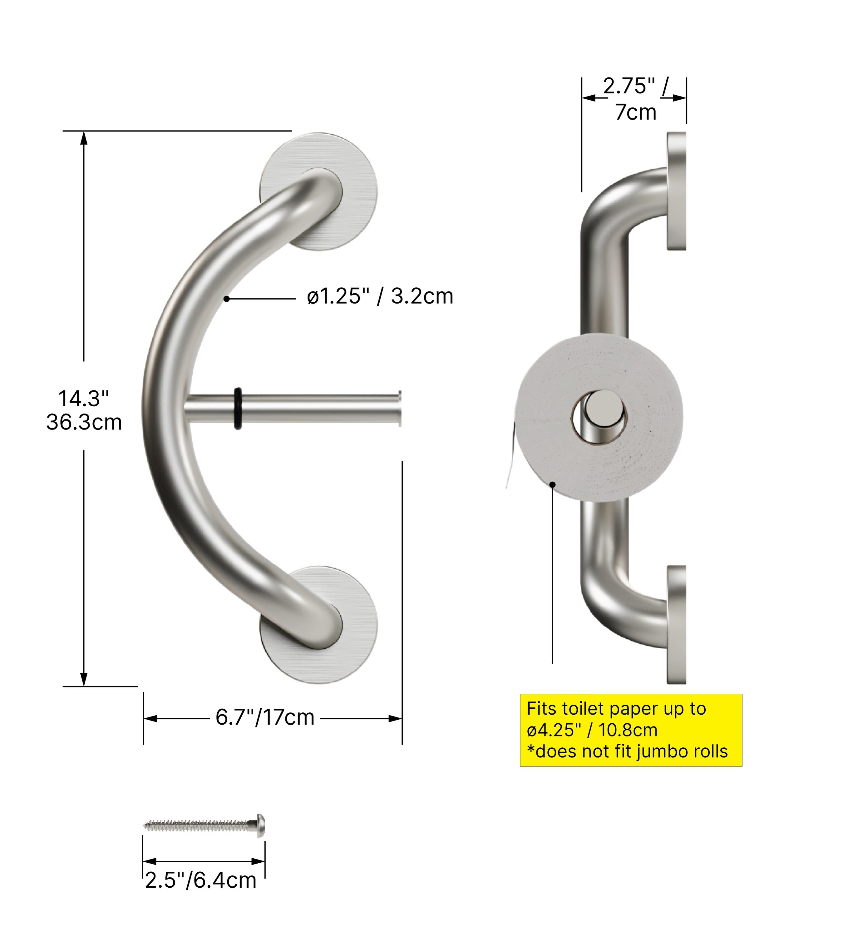 HealthCraft PLUS-TP-BS Grab-Bars - View #4