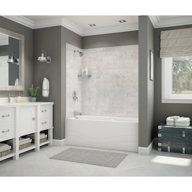 Maax Utile 30 5 In W X 60 875 H 59, One Piece Tub Surround Lowe S
