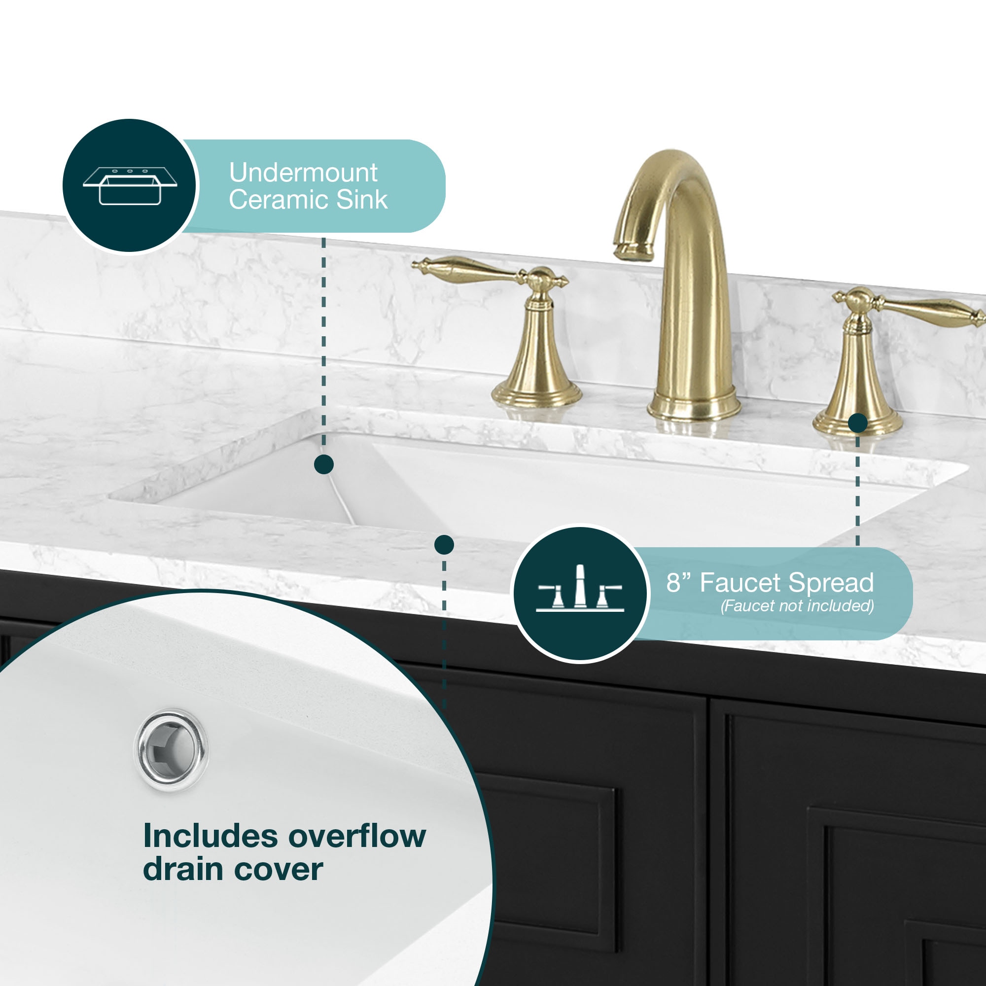 Origin 21 NANDEZ 48TB Bath-Vanity-Combo - View #6