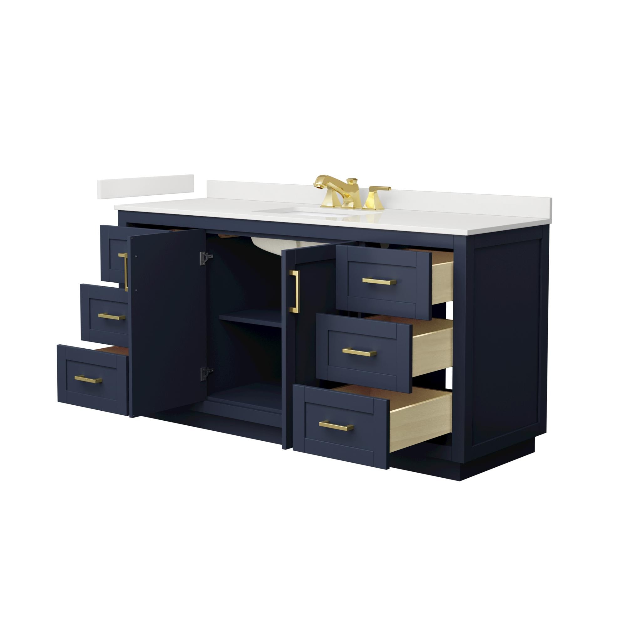 Wyndham Collection WCF292966SBLWQUS3MXX Bath-Vanity-Combo - View #3