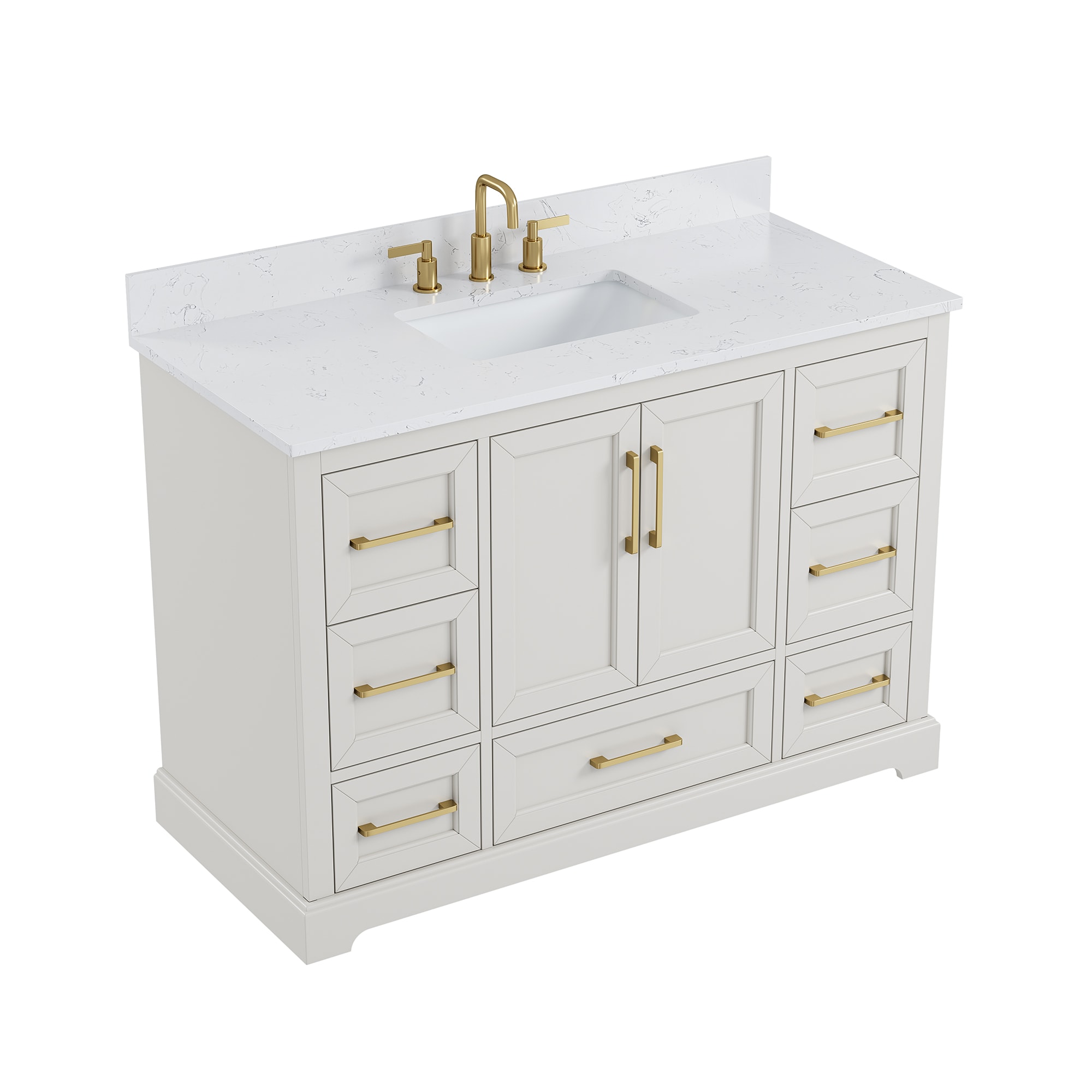 DELUXE LIVING V24028-48FG Bath-Vanity-Combo - View #3