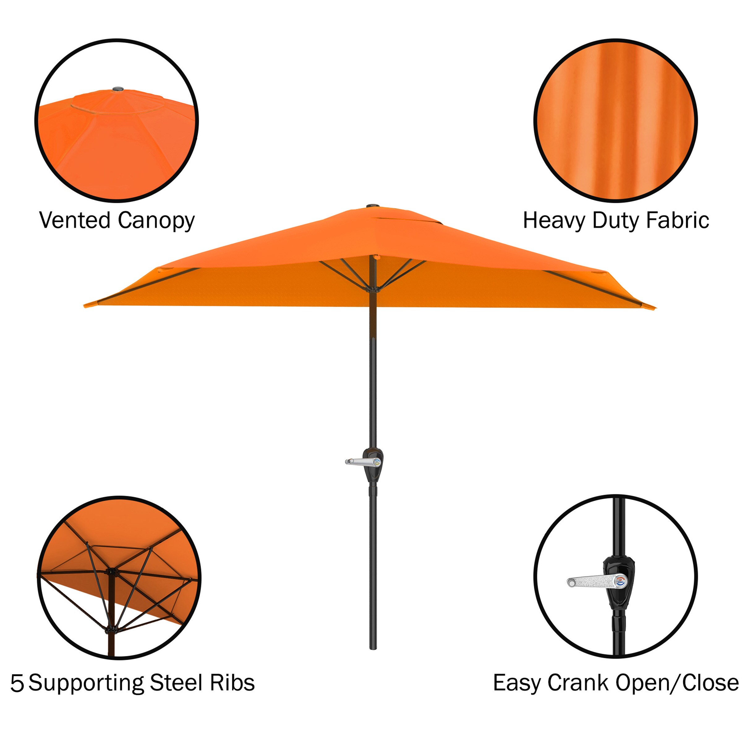 Pure Garden 50-LG1054B Umbrellas-2 - View #3