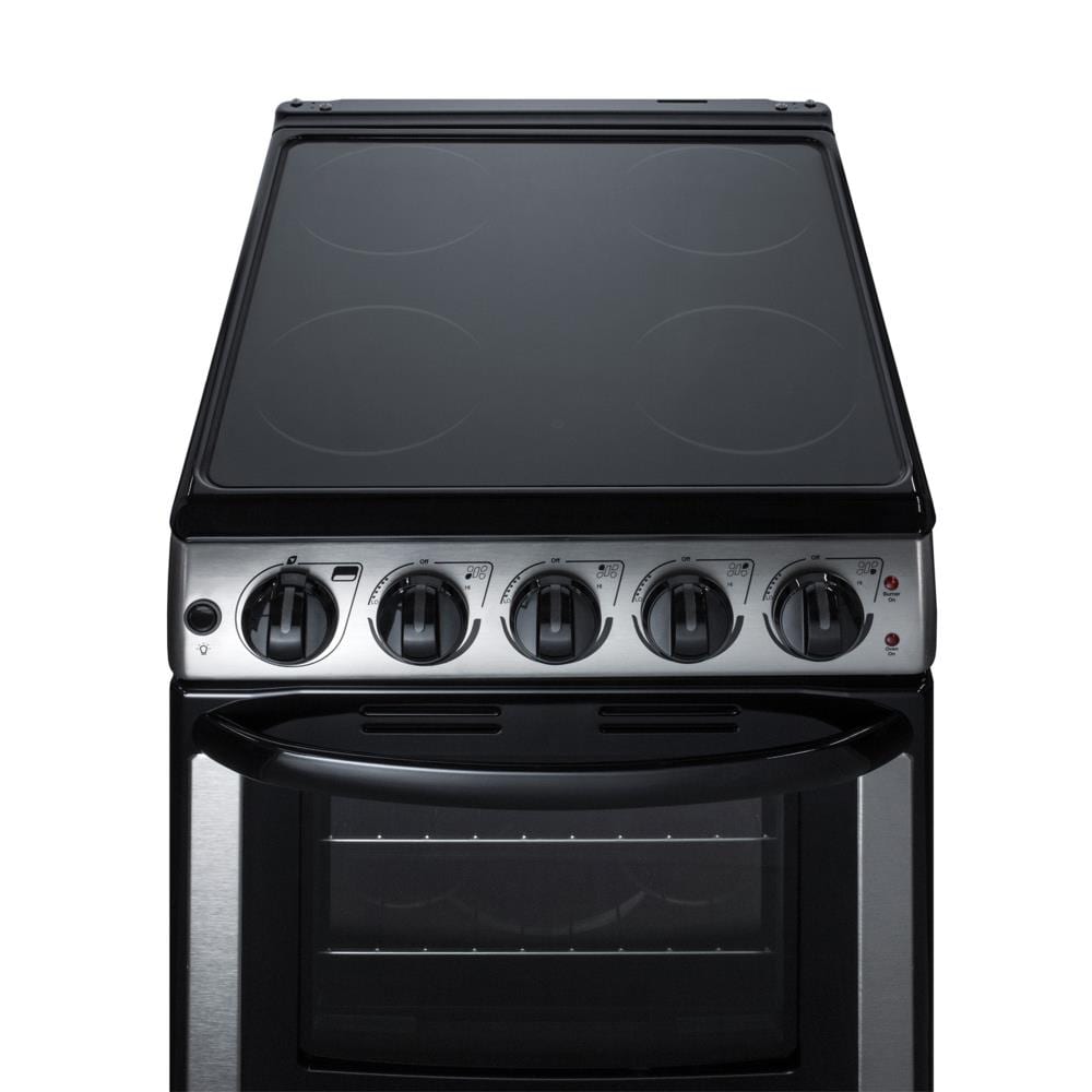 Summit Appliance 20 2.46 Cubic Feet Electric Freestanding Range with  Radiant Cooktop & Reviews