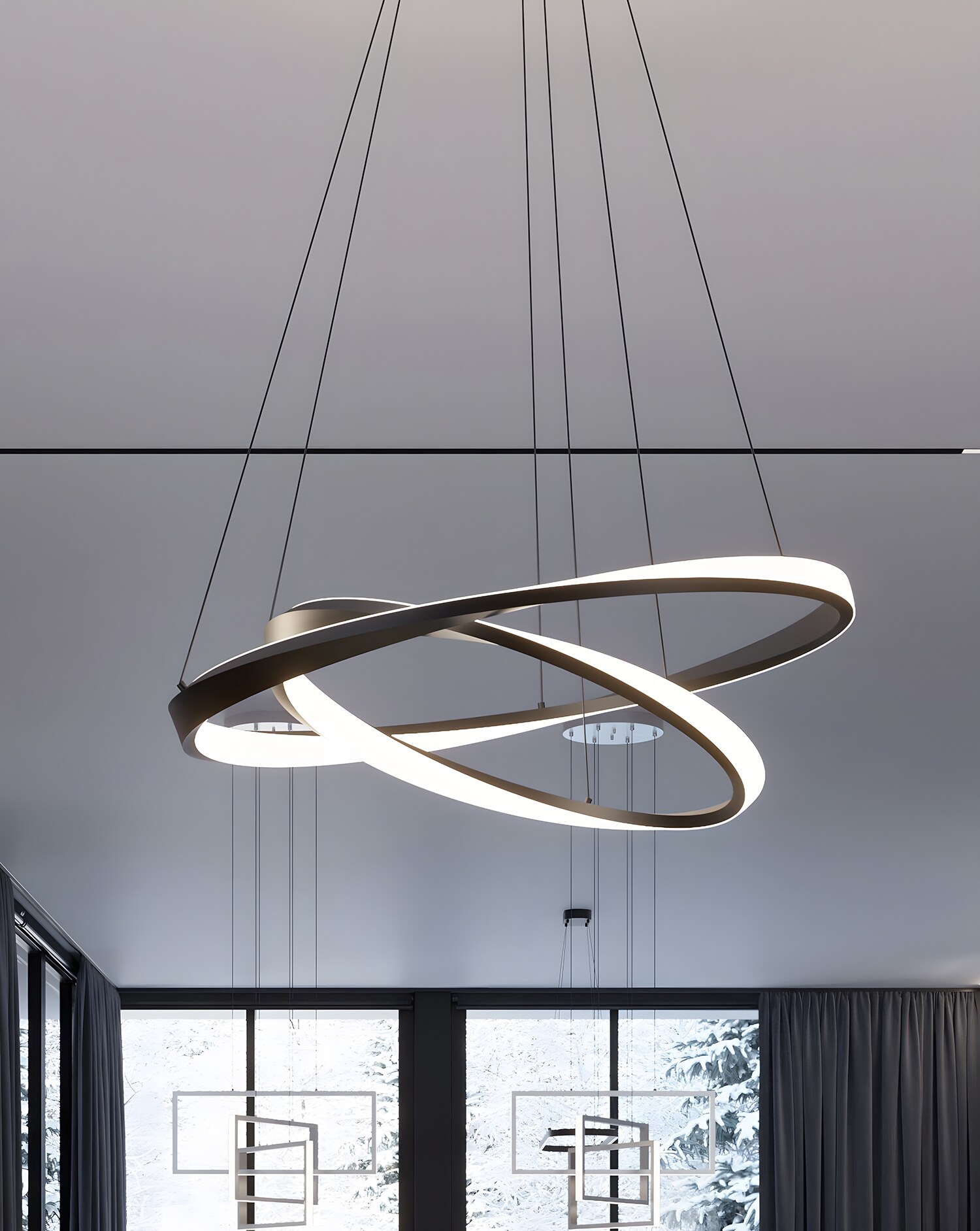 AFX OBRP3240LAJUDBK Pendant-Lights - View #2