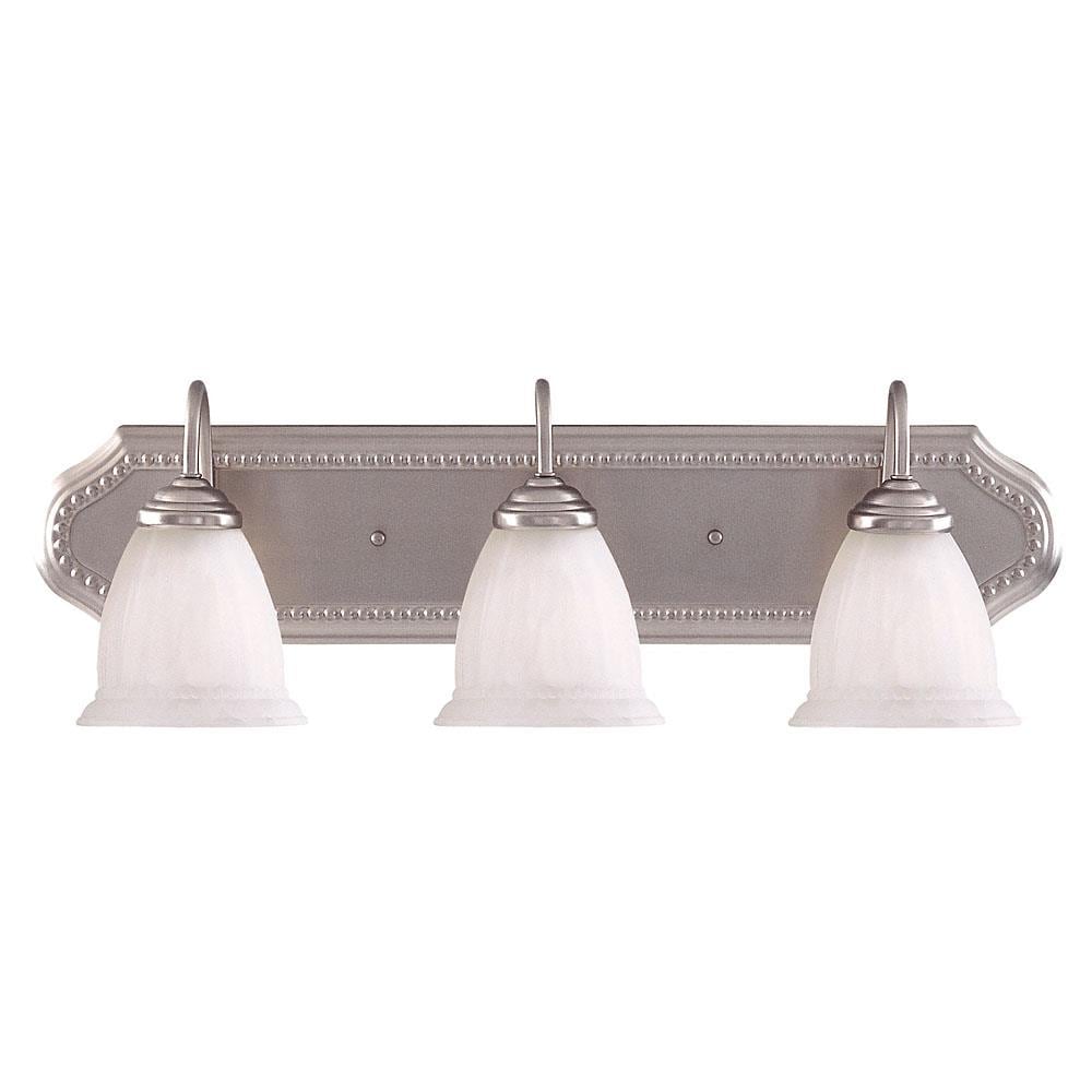  20077494 Shandy 26-in 3-Light Pewter Traditional Vanity Light