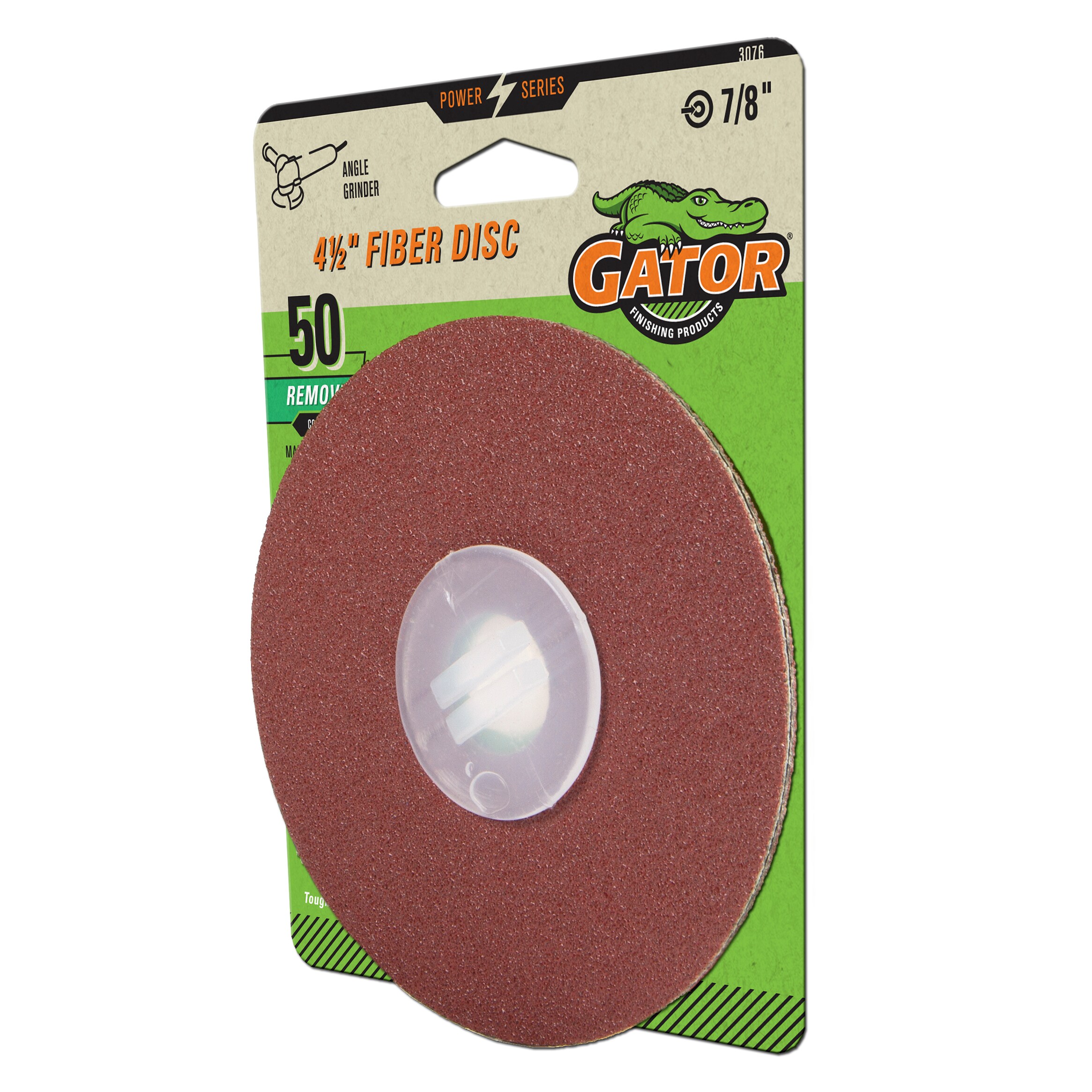 50 Pack 5" Ceramic Resin Fiber Disc 80 Grit 5 inch Grinding & Sanding Discs 
