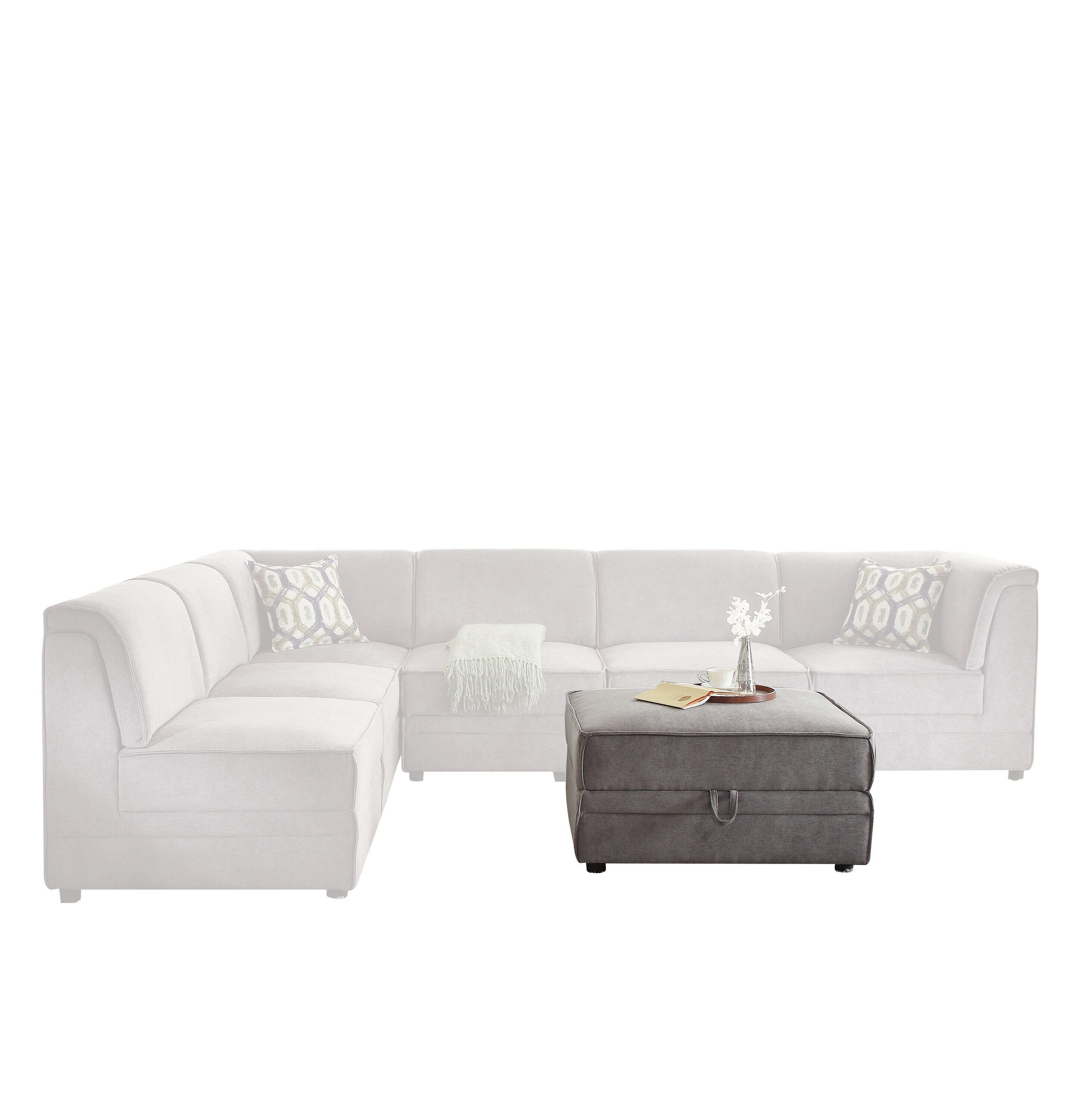 Benzara BM201815 Indoor-Ottomans - View #2