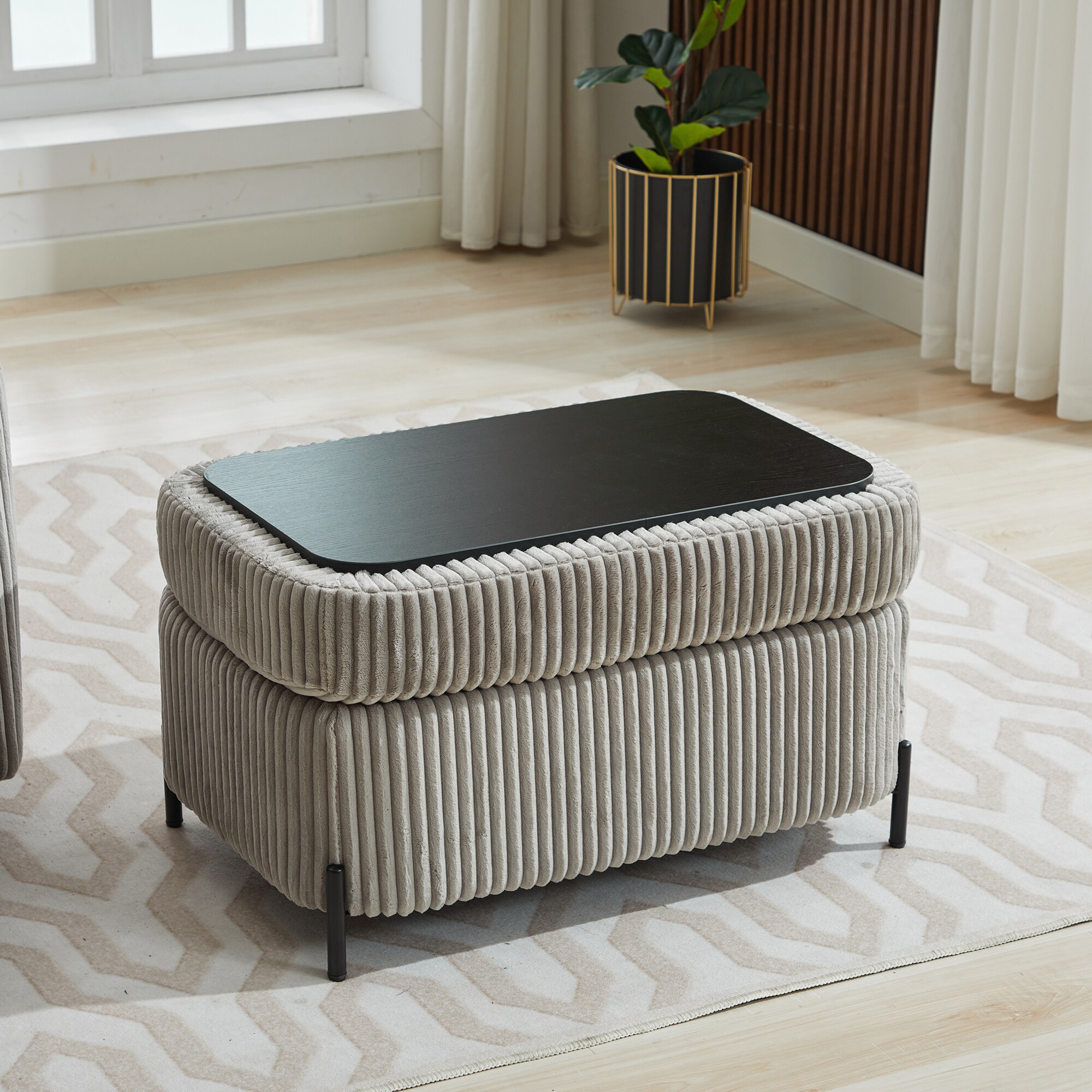 Aortzio HM-A4081-GRAY bench - View #3